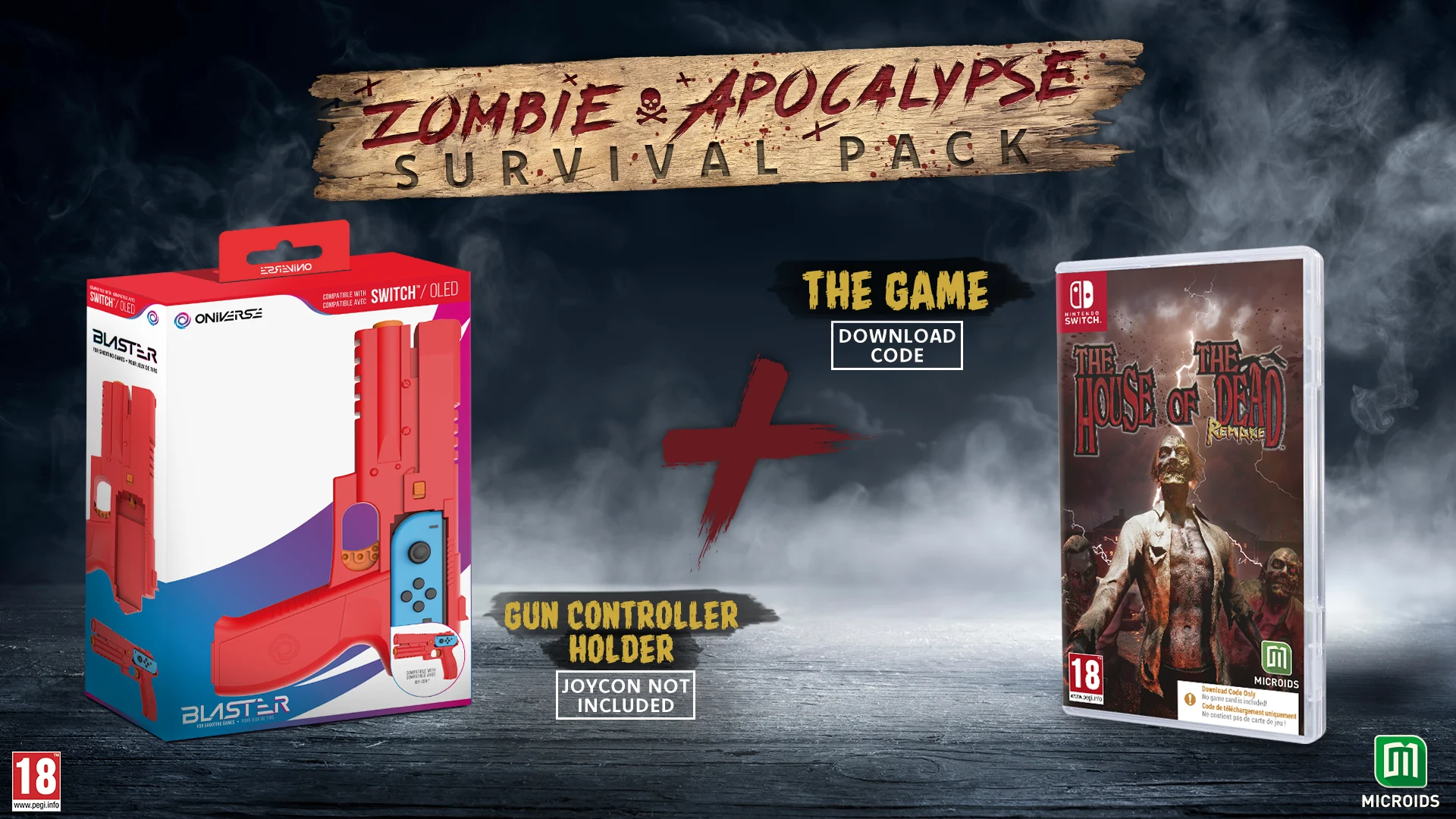 Zombie Survival Pack: House of the Dead Remake & Blaster (Code in Box) v:9361377