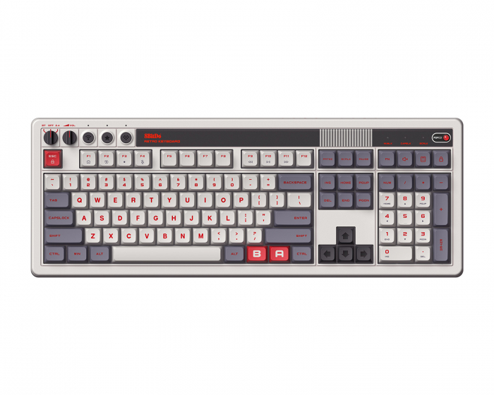 8BitDo - Retro 108 Mechanical Keyboard - N Edition - N - Edition - Gratis frakt v:2620342
