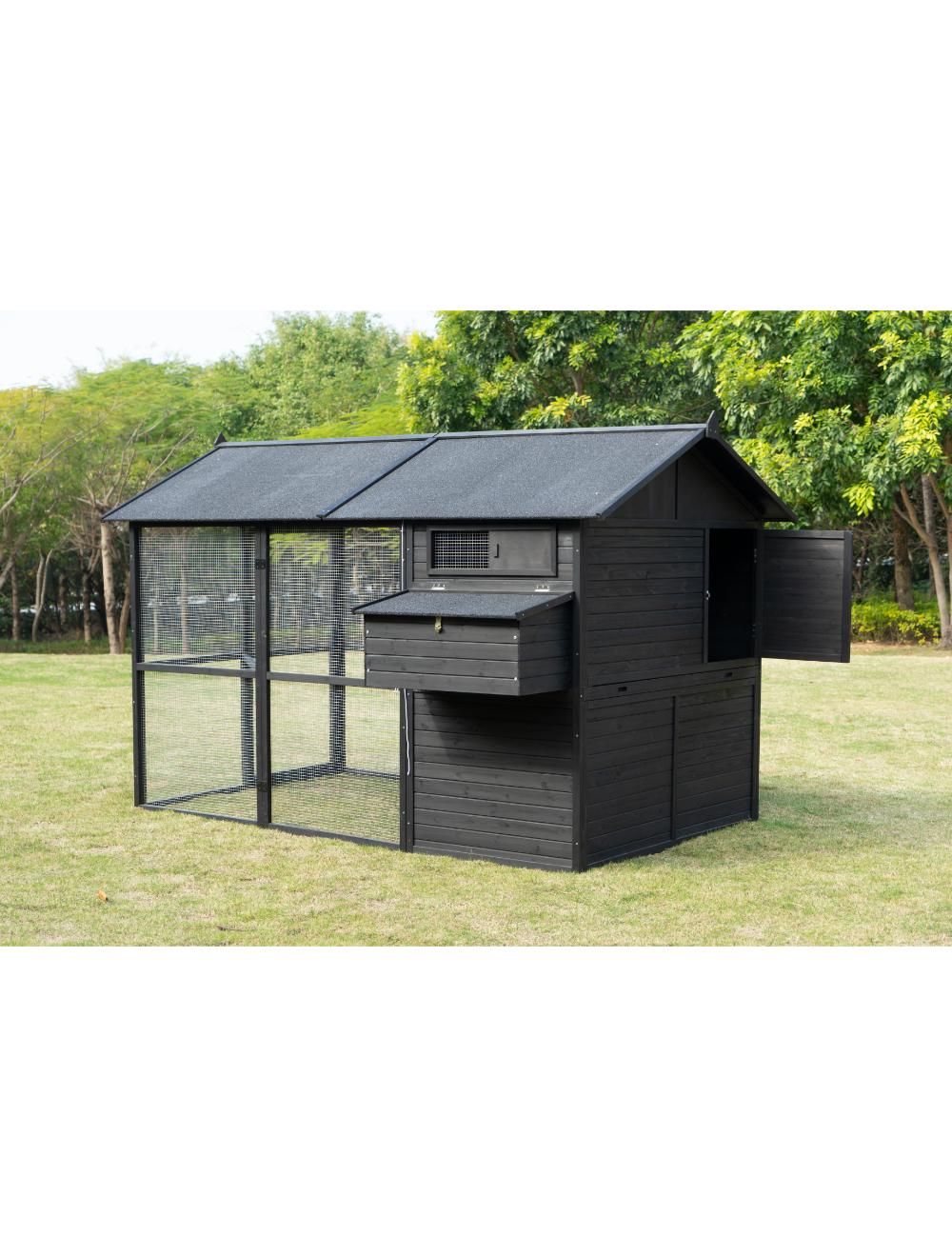 Nordic paws - chicken coop - 287 x195,7 x184,9cm - Gratis frakt v:8571428