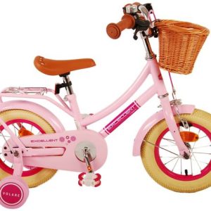 Volare – Children's Bicycle 12" – Excellent w/basket Pink (51226) – Gratis frakt v:6322835