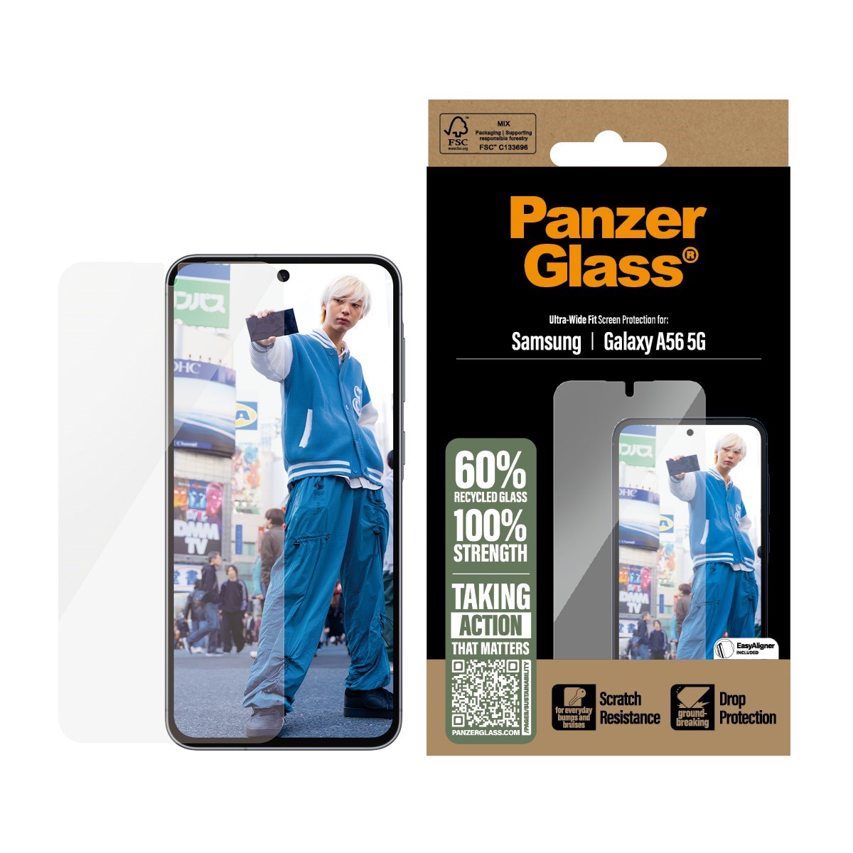 PanzerGlass - Screen Protector Galaxy A56 5G Ultra, UWF v:6754410