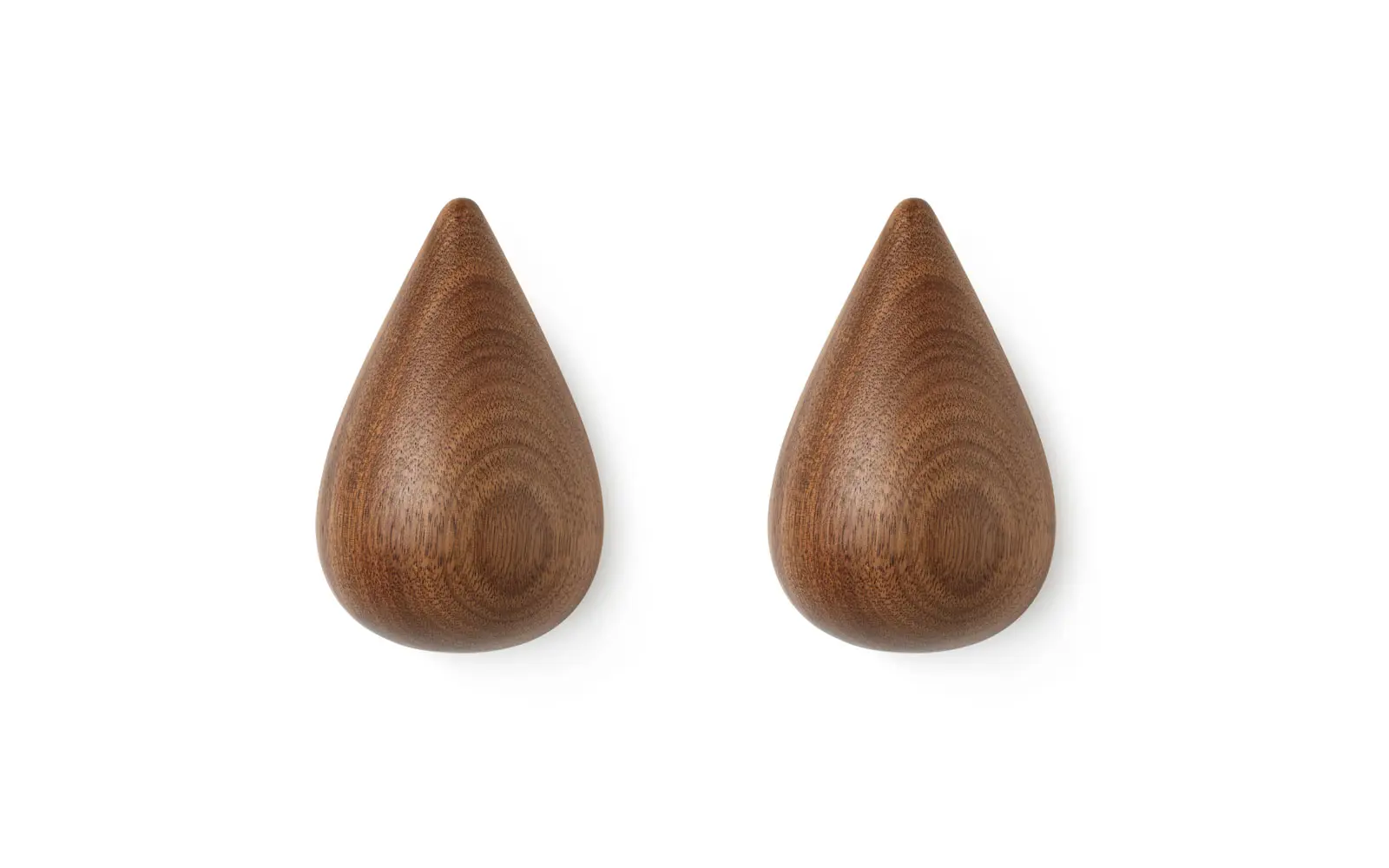 Normann Copenhagen – Dropit Knagger – Large – Sett av 2 – Valnøtt – Walnut v:2462461