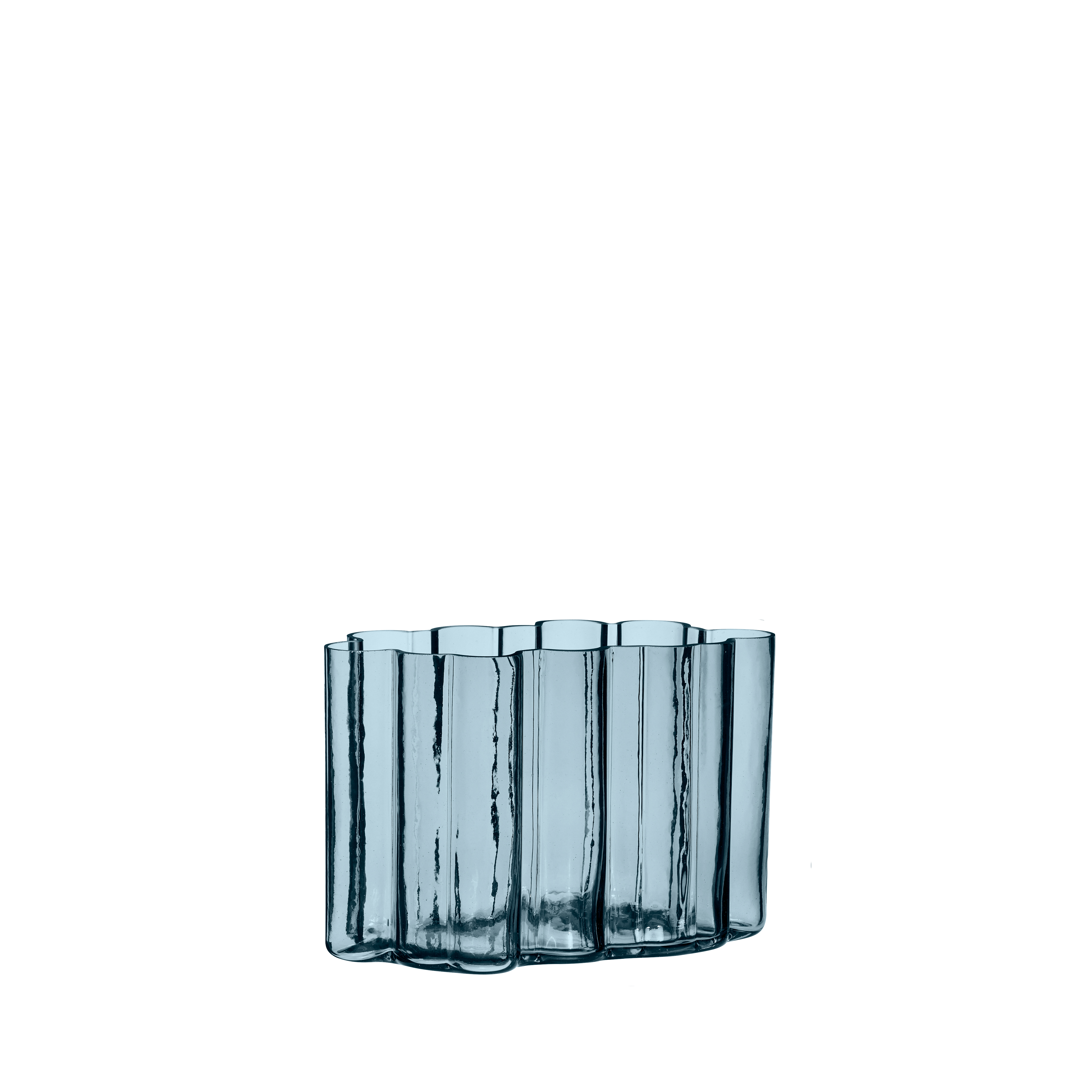 Hübsch - Umber Vase - Blue - 30x16xh20cm - Gratis frakt v:3973652