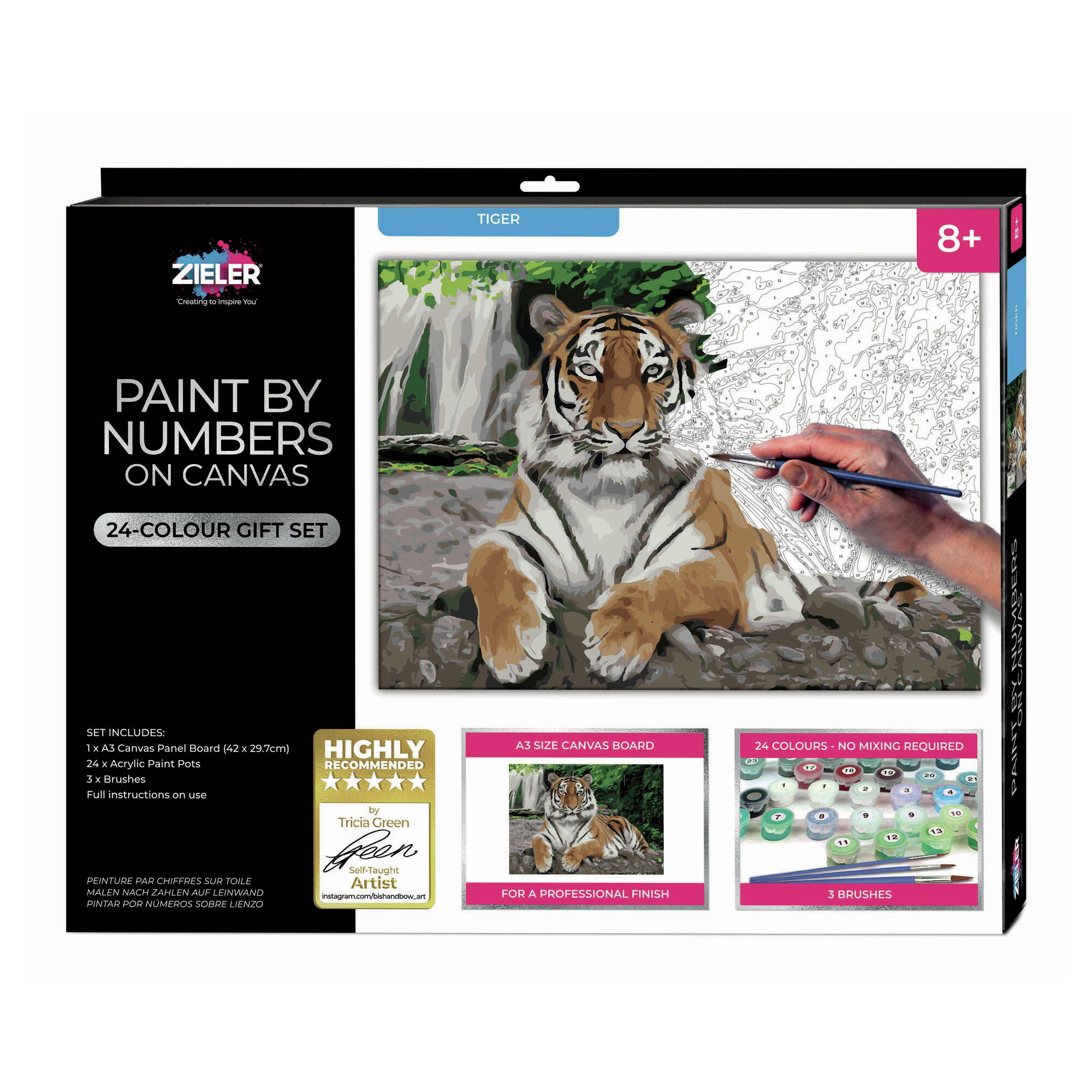 Zieler – Paint By Numbers – Tiger (609299433) v:8227915 Zieler – Paint By Numbers – Tiger (609299433) v:8227915