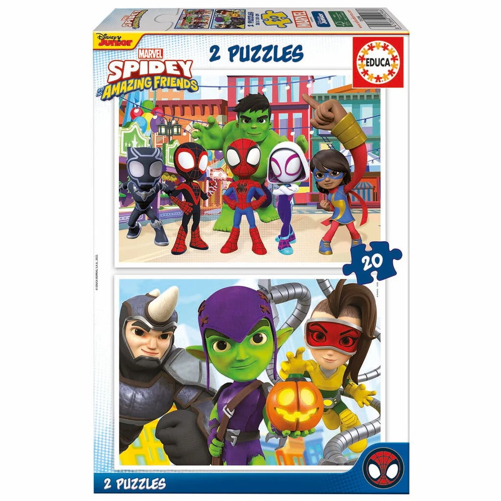 Educa - Puzzle - 2x20 Spidey & His Amazing Friends (80-19296) v:5454577