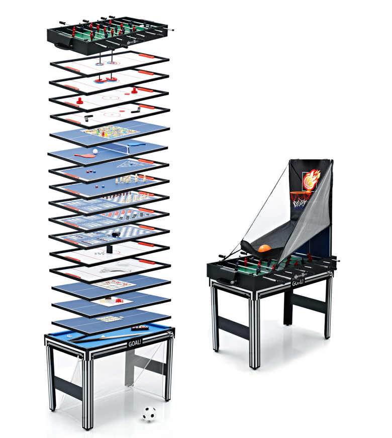 Stanlord - Multi Game Table 20-in-1 (6950971) - Gratis frakt v:9503993