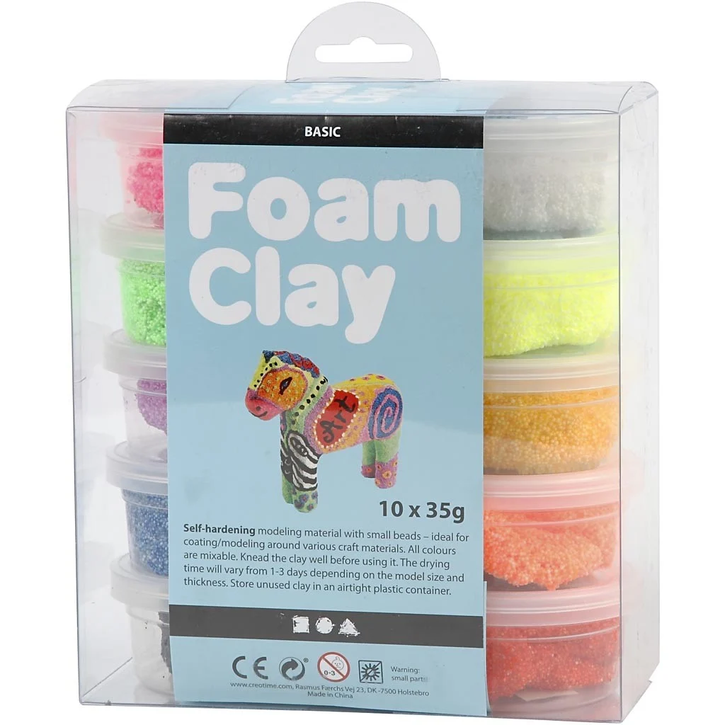 Foam Clay – 10×35 g, ass. Farger v:4657080 Foam Clay – 10×35 g, ass. Farger v:4657080