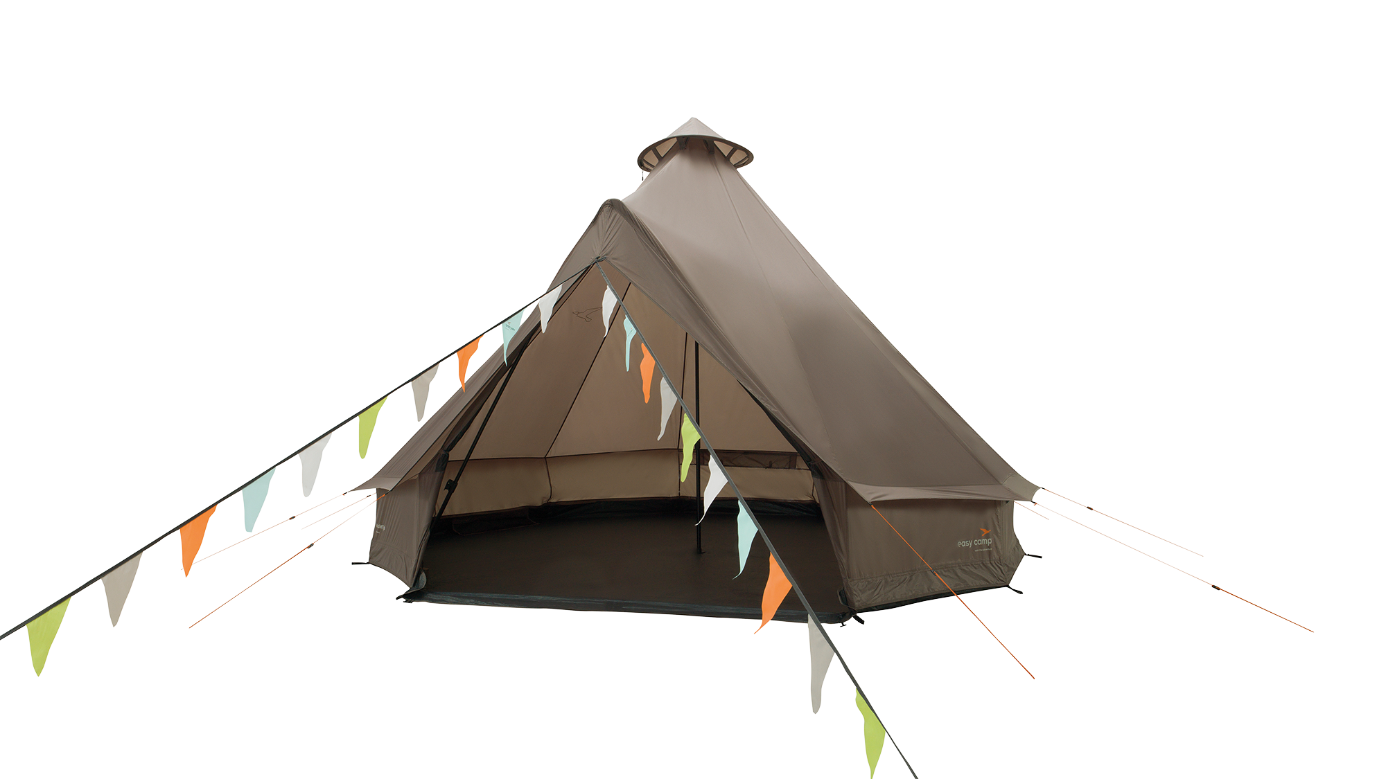 Easy Camp - Vaulen Tipi – 6-Persoons Tipi Tent voor Kamperen en Festivals - Gratis frakt v:6146708