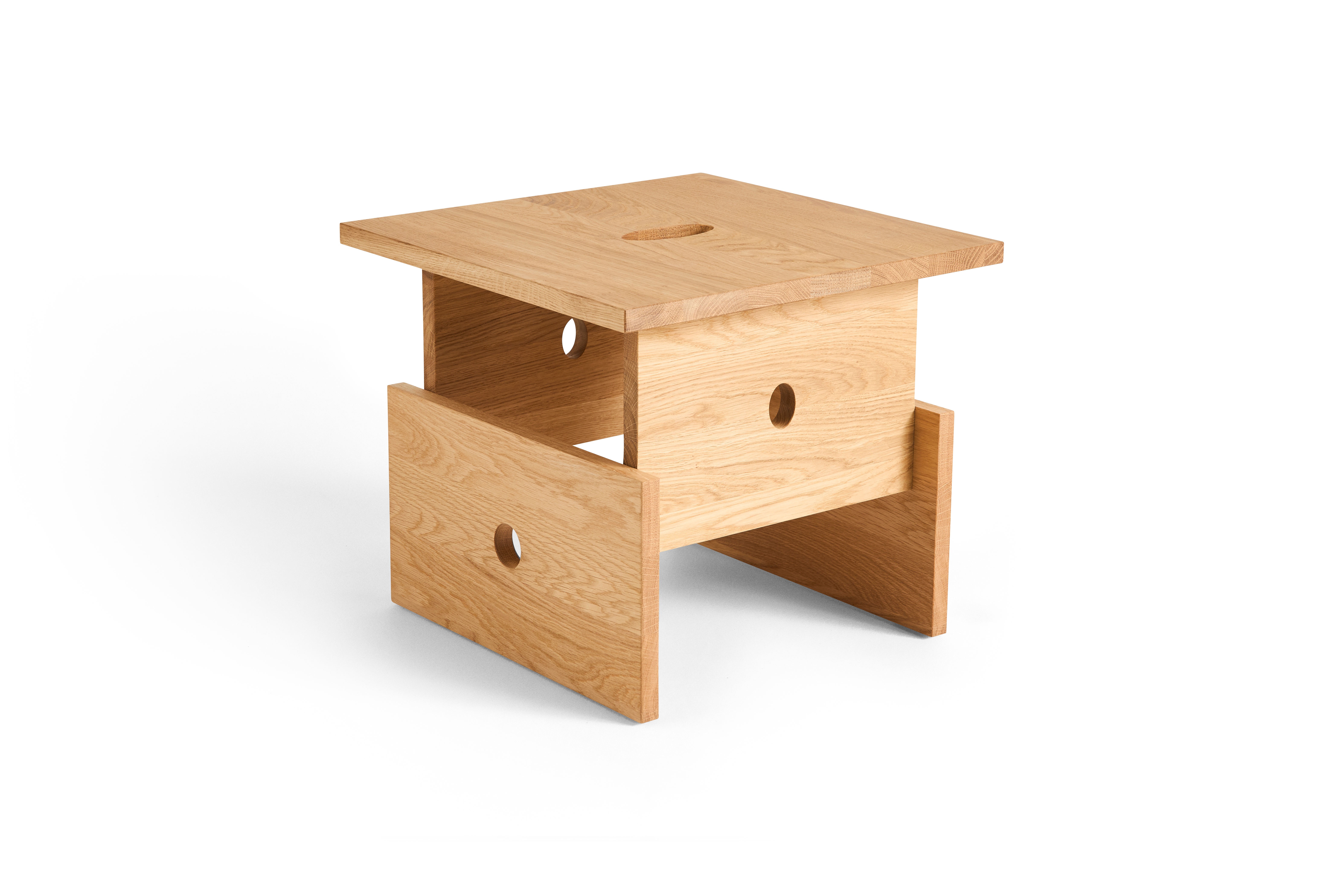HAY - Wood Box Sofabord - H 35cm - Oljet Eik - Oak - One Size - Gratis frakt v:1629286
