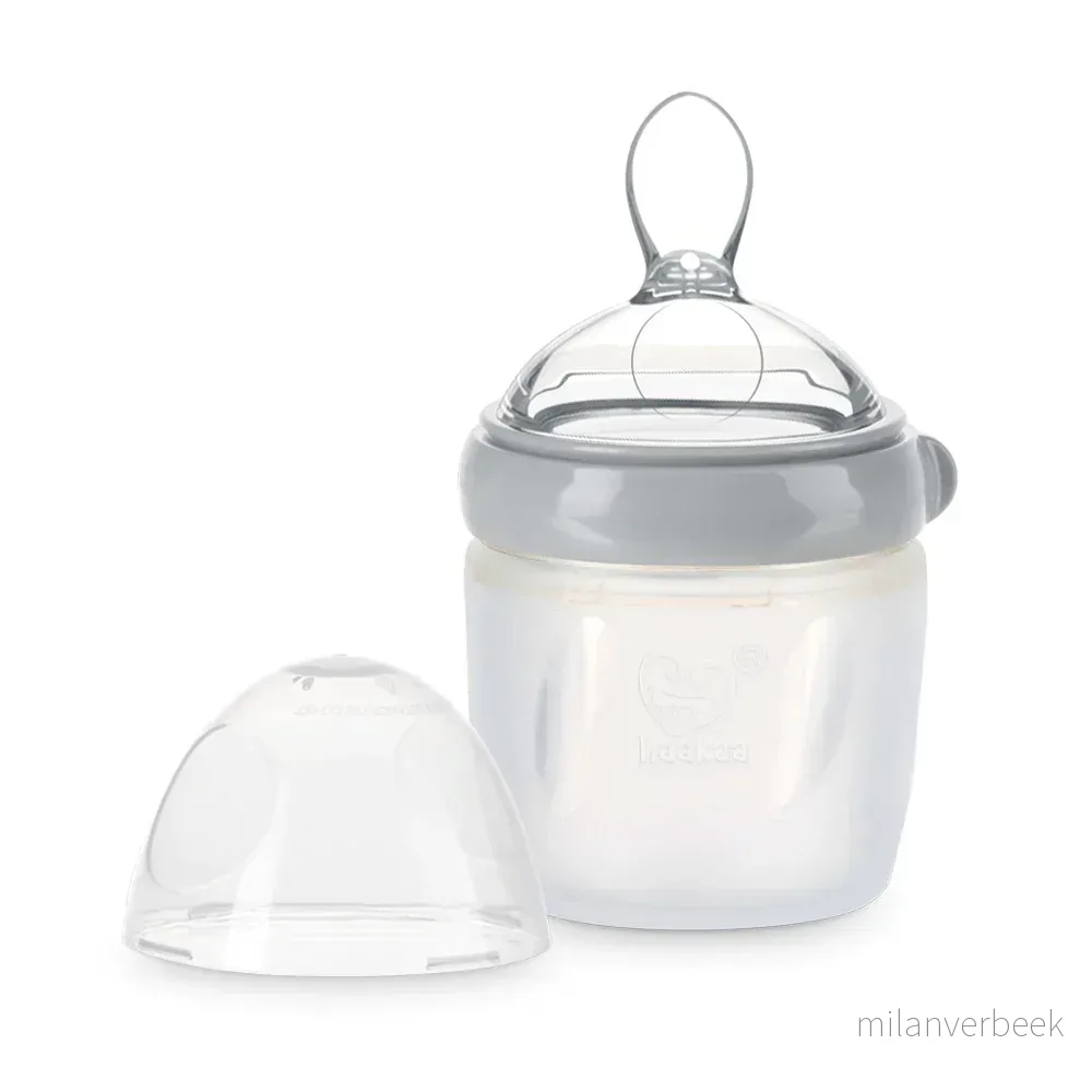 Haakaa – Gen. 3 Silicone Feeding Spoon Bottle – Grey – 160 ml v:3820110 Haakaa – Gen. 3 Silicone Feeding Spoon Bottle – Grey – 160 ml v:3820110