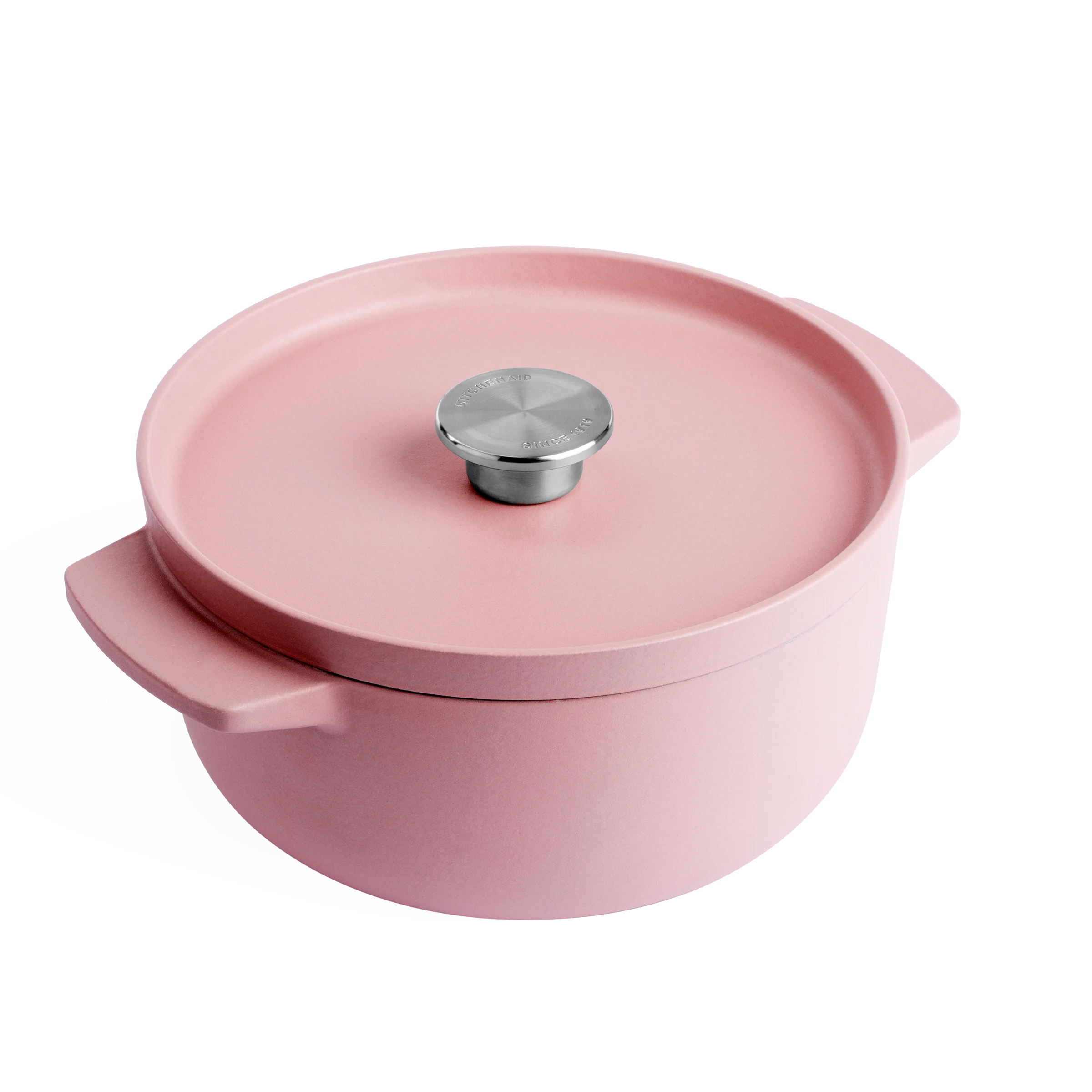 KitchenAid – Cast Iron Casserole – Dried Rose – 22 cm/3.3L – Gratis frakt v:5193163