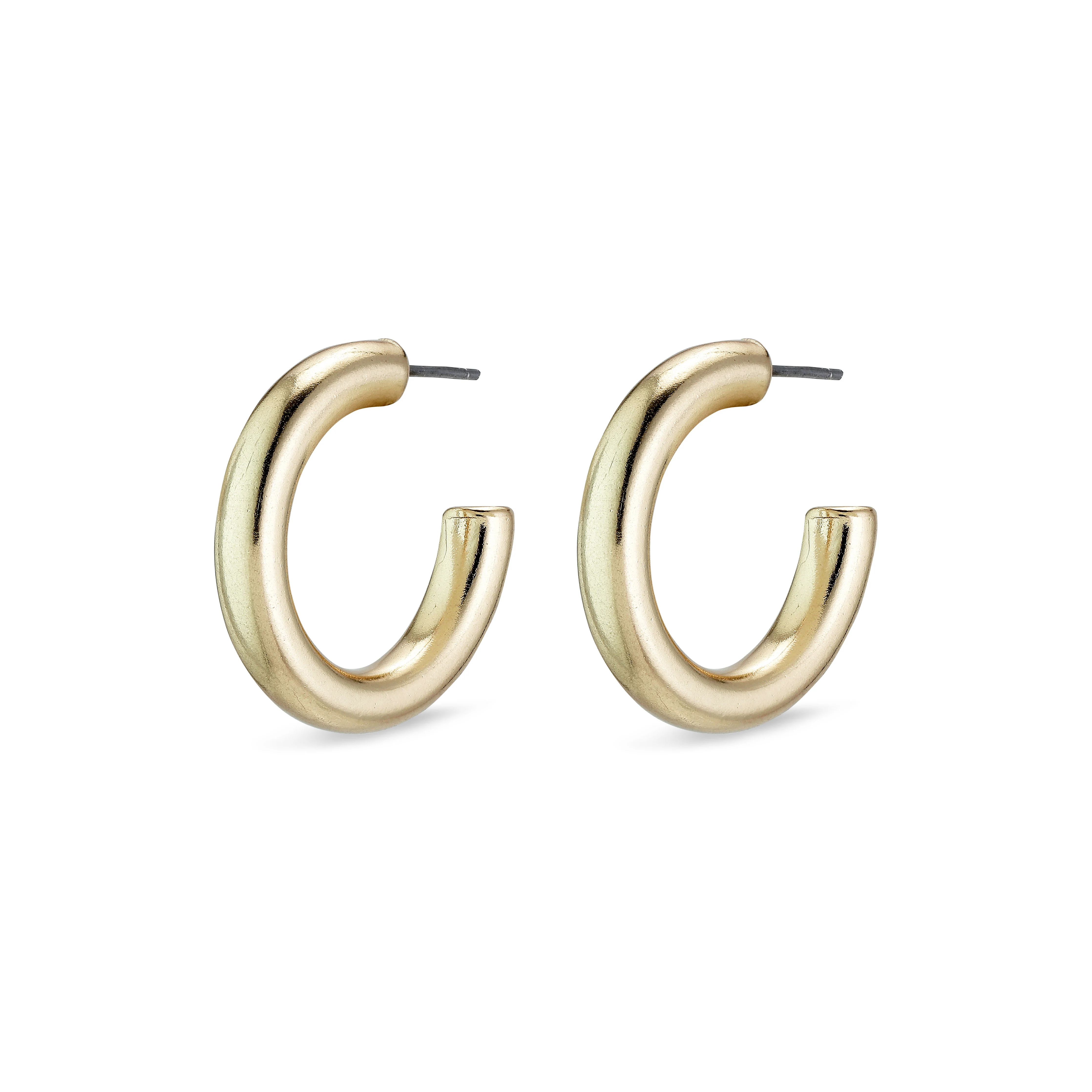 PILGRIM - MADDIE Chunky Hoop Earrings - Gold-Plated - 25 mm v:9819486