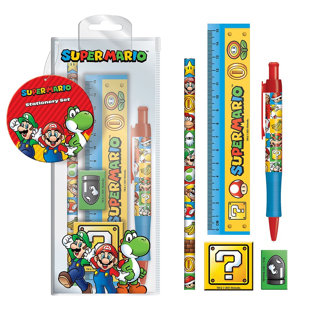 Nintendo – Super Mario Stationery Set v:9432380