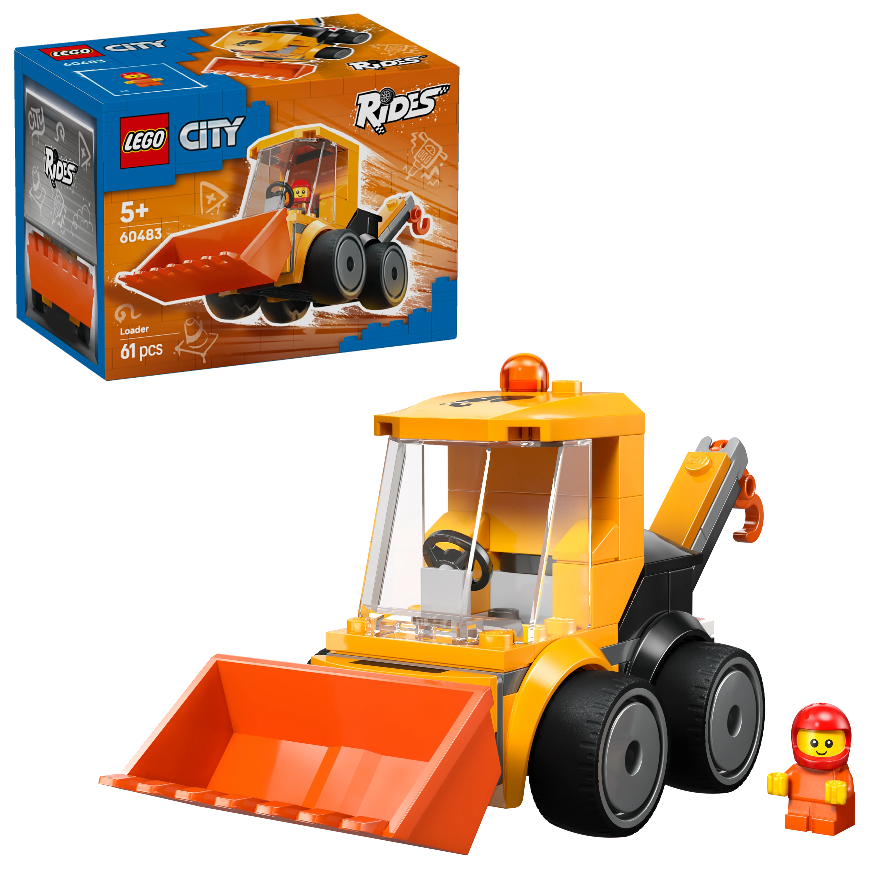 LEGO - City - Kjøretøy – hjullaster med kran (60483) v:8748105