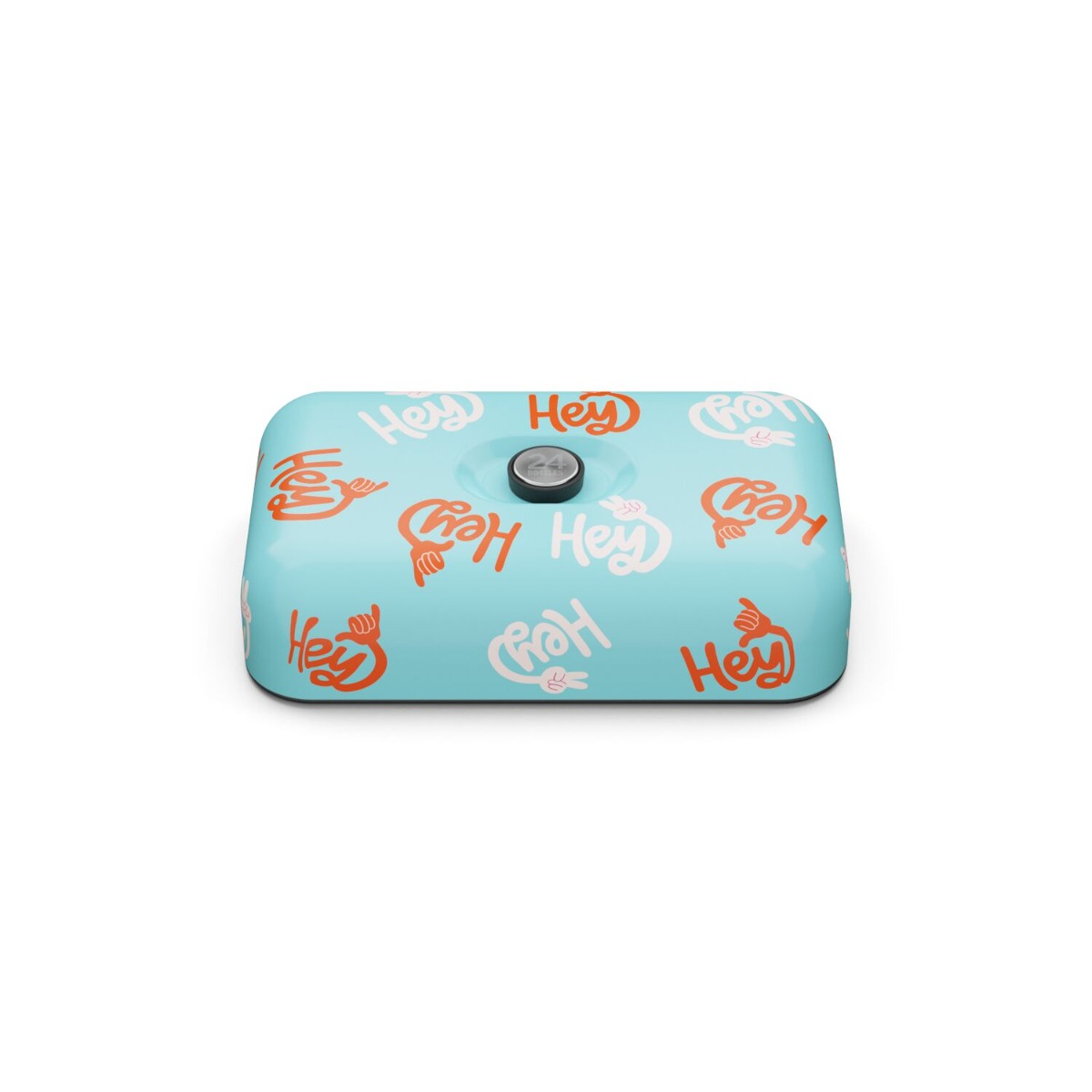 24Bottles – Lunch Box – Hey! Blue – 23.1 cm x 14.1 cm x 6.3 cm – Gratis frakt v:4074173