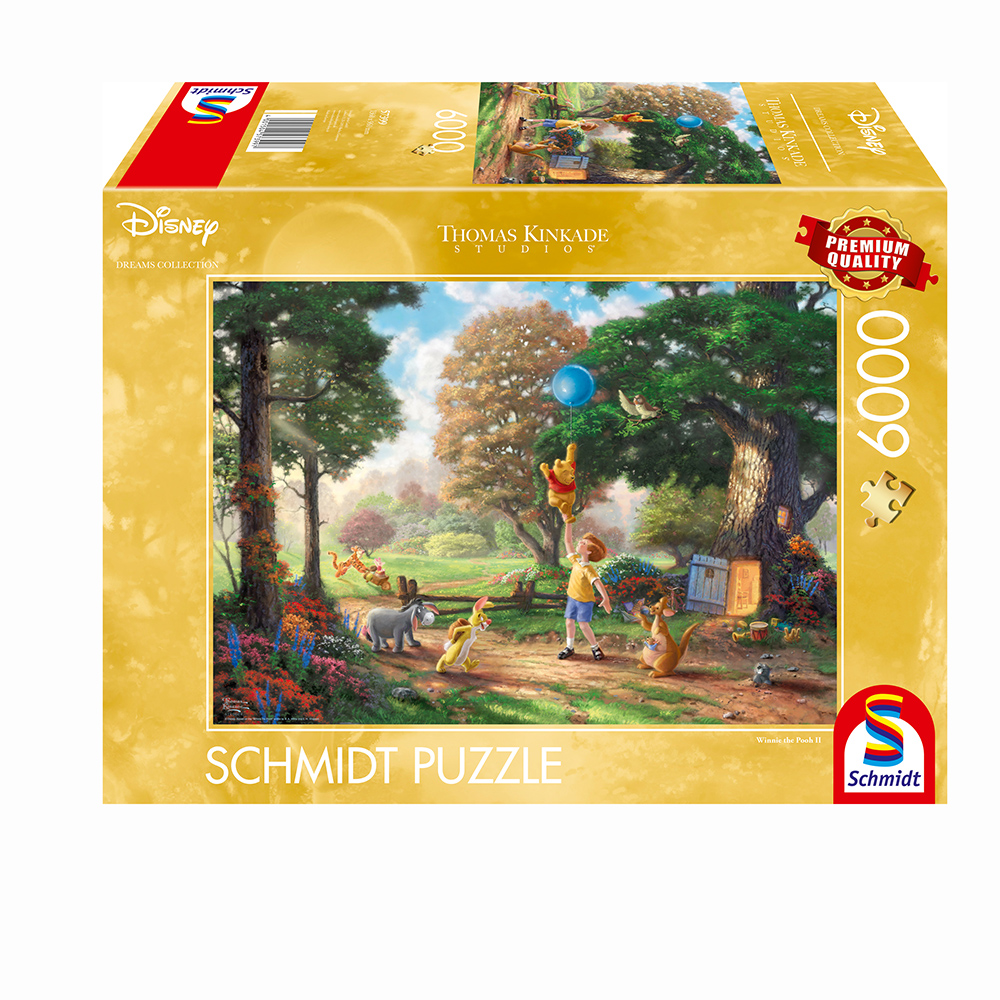 Schmidt – Thomas Kinkade: Disney – Winnie Pooh II (6000 pieces) – Gratis frakt v:5943218