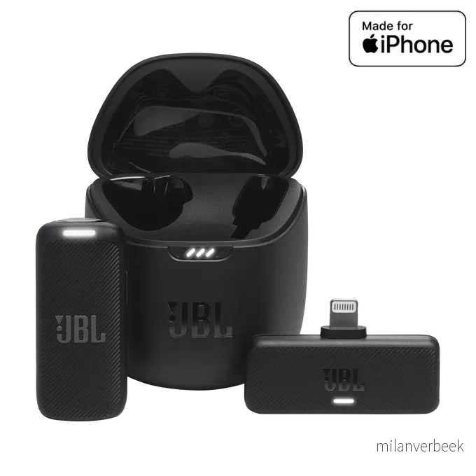 JBL - Quantum Stream Wireless - Clip-on wireless mic - Gratis frakt v:5892173
