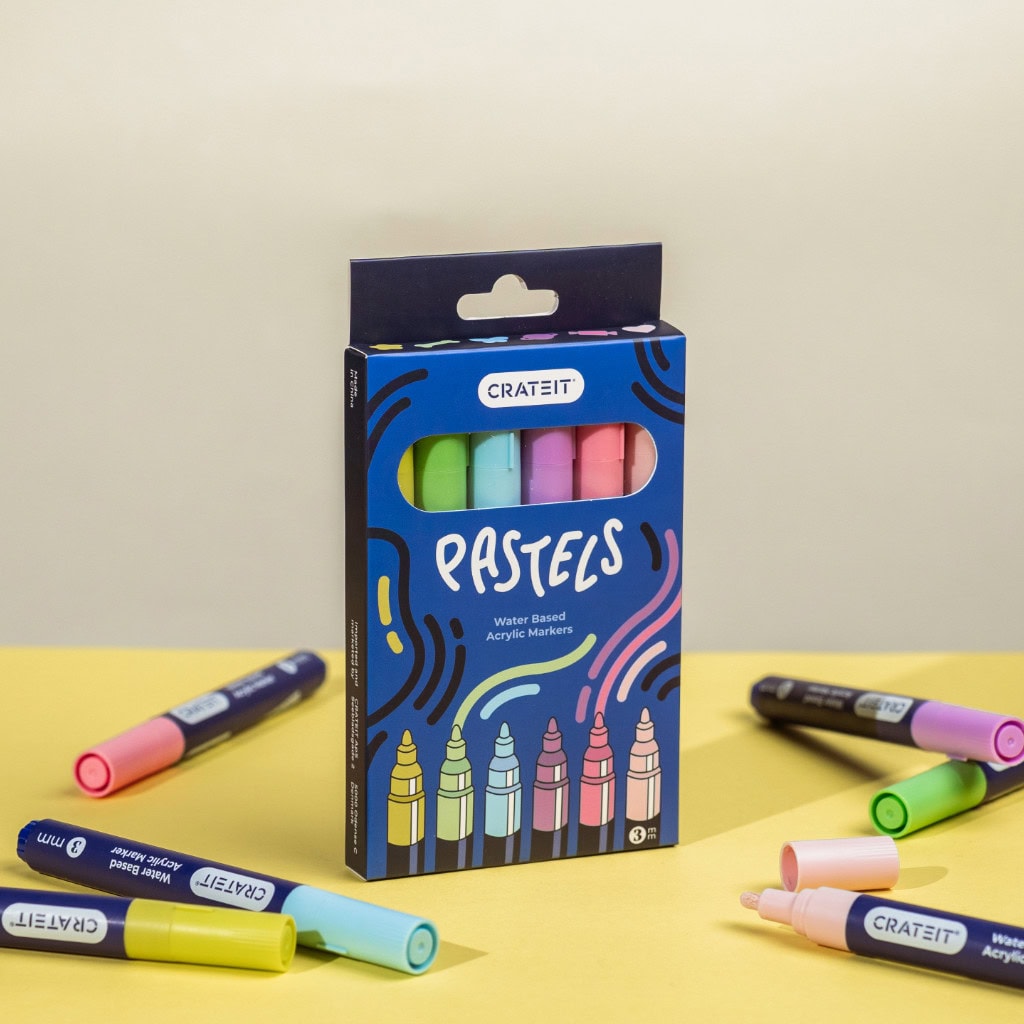 CrateIT – Pastel Markers 3mm – 6 pcs. (CR-T1132) v:1414972 CrateIT – Pastel Markers 3mm – 6 pcs. (CR-T1132) v:1414972