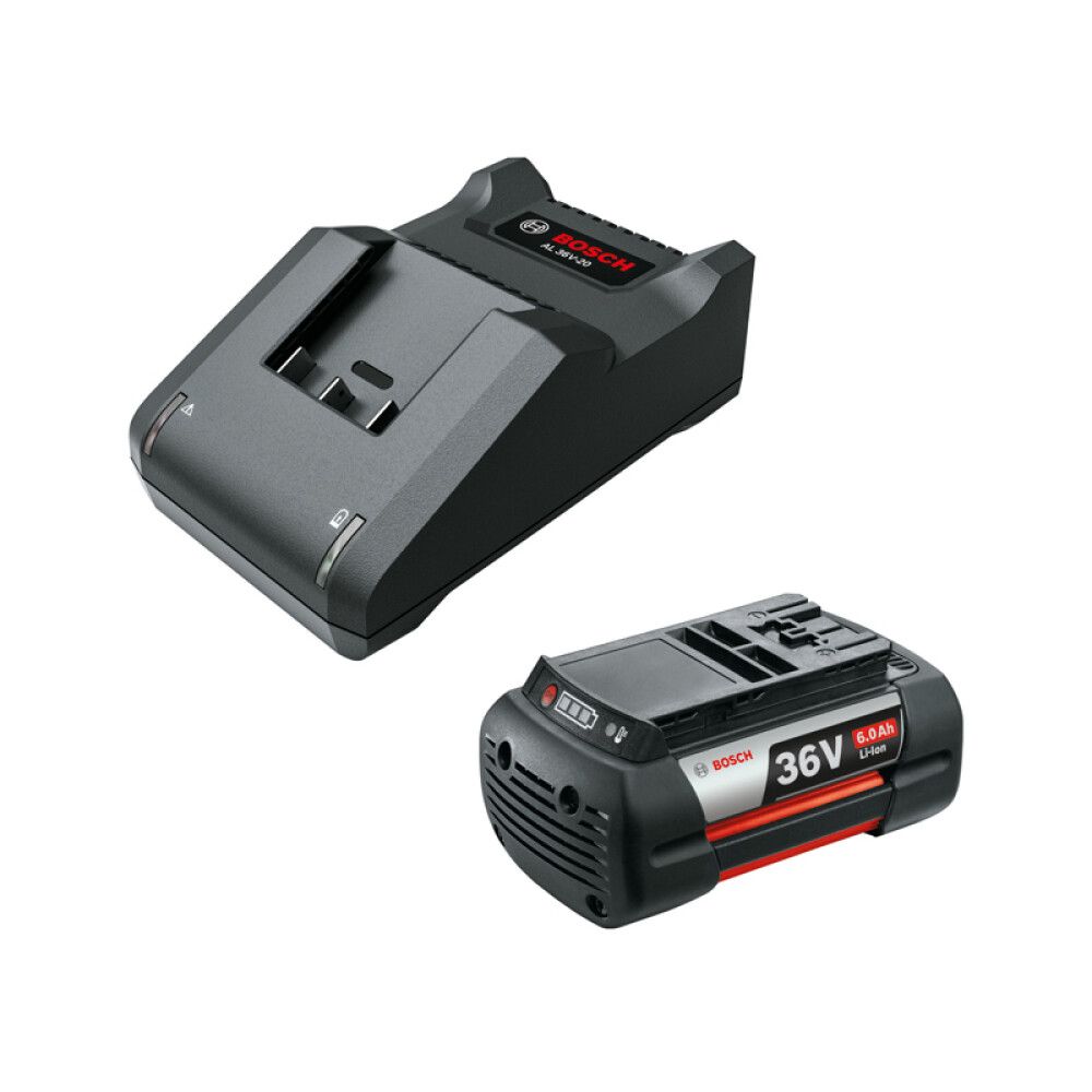 Bosch – 36V startsett – GBA 6,0Ah batteri med COOLPACK og AL 36V-20 lader til hageverktøy – Gratis frakt v:7902516