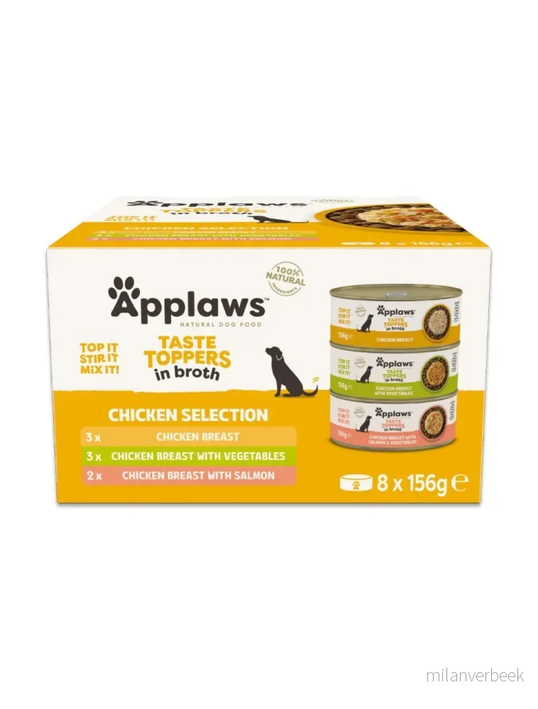 Applaws - Multipack Chicken Broth for Dog - 8x156g v:2223401