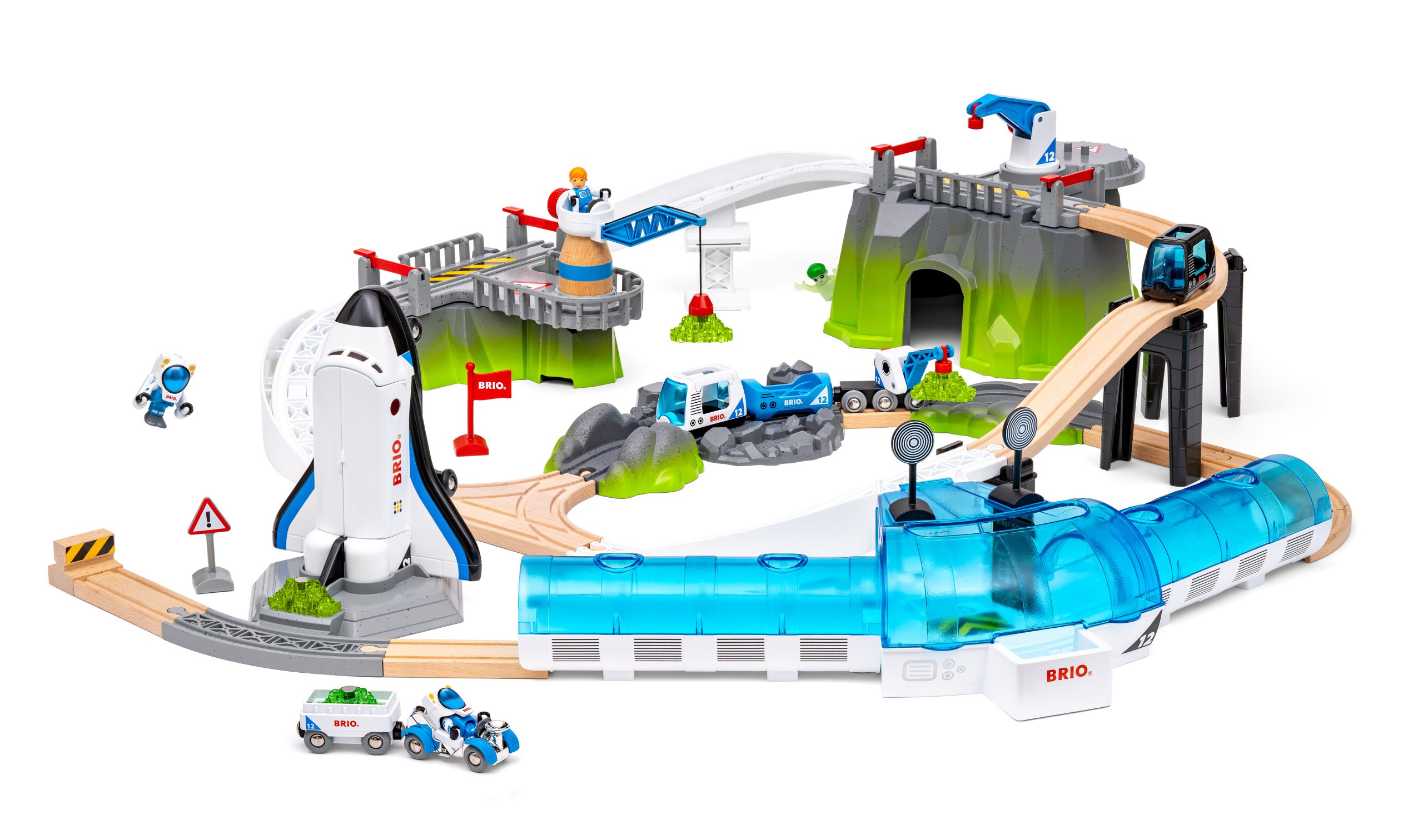 BRIO - Space Deluxe Set (36157) - Gratis frakt v:2125879