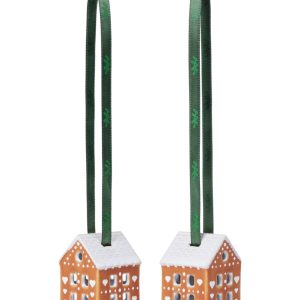 Kähler – Pepperkake Julekuler – 2 stk. – H5 cm v:4788859 Kähler – Pepperkake Julekuler – 2 stk. – H5 cm v:4788859