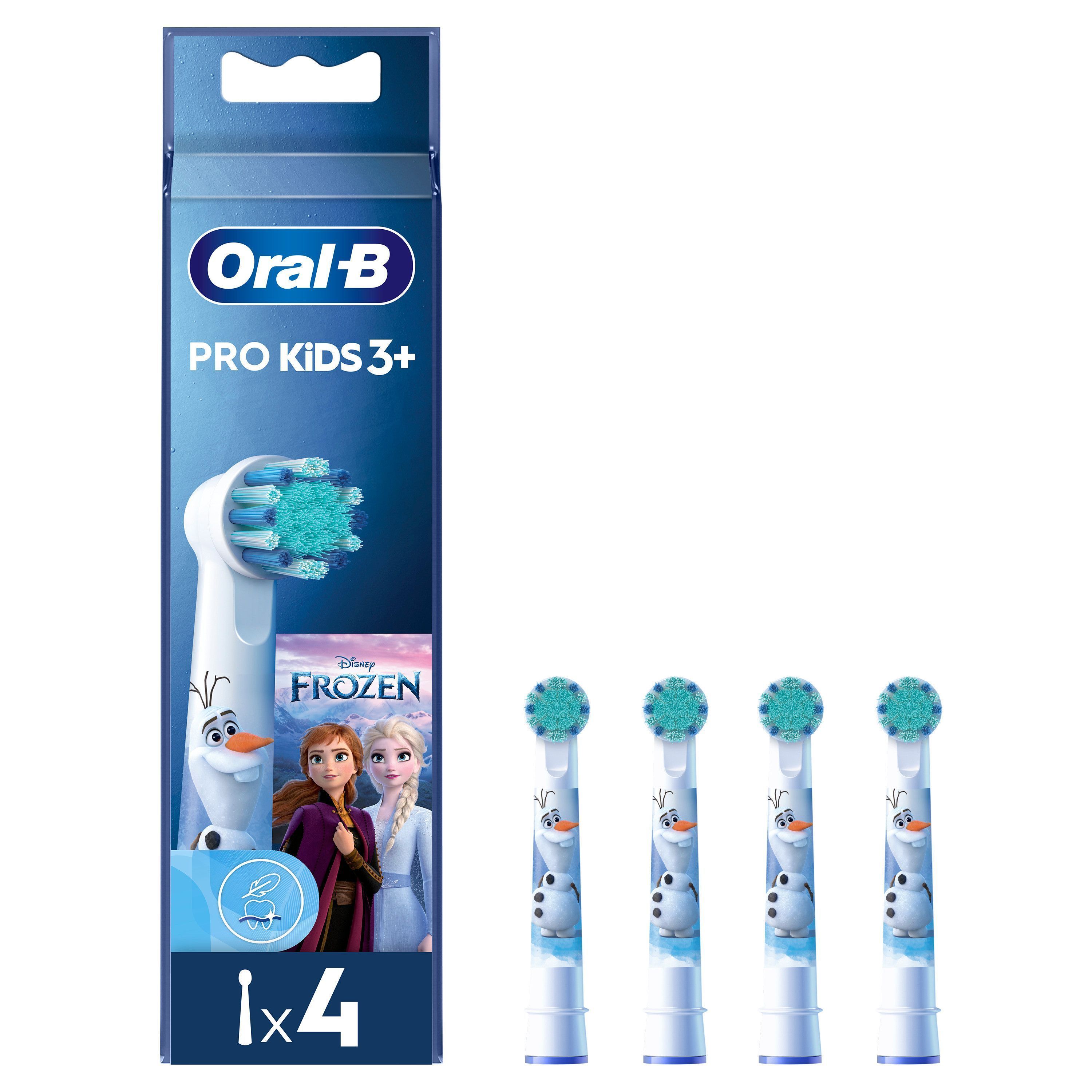 Oral B - Frozen Erstatningshoder 4 Stk v:7619420