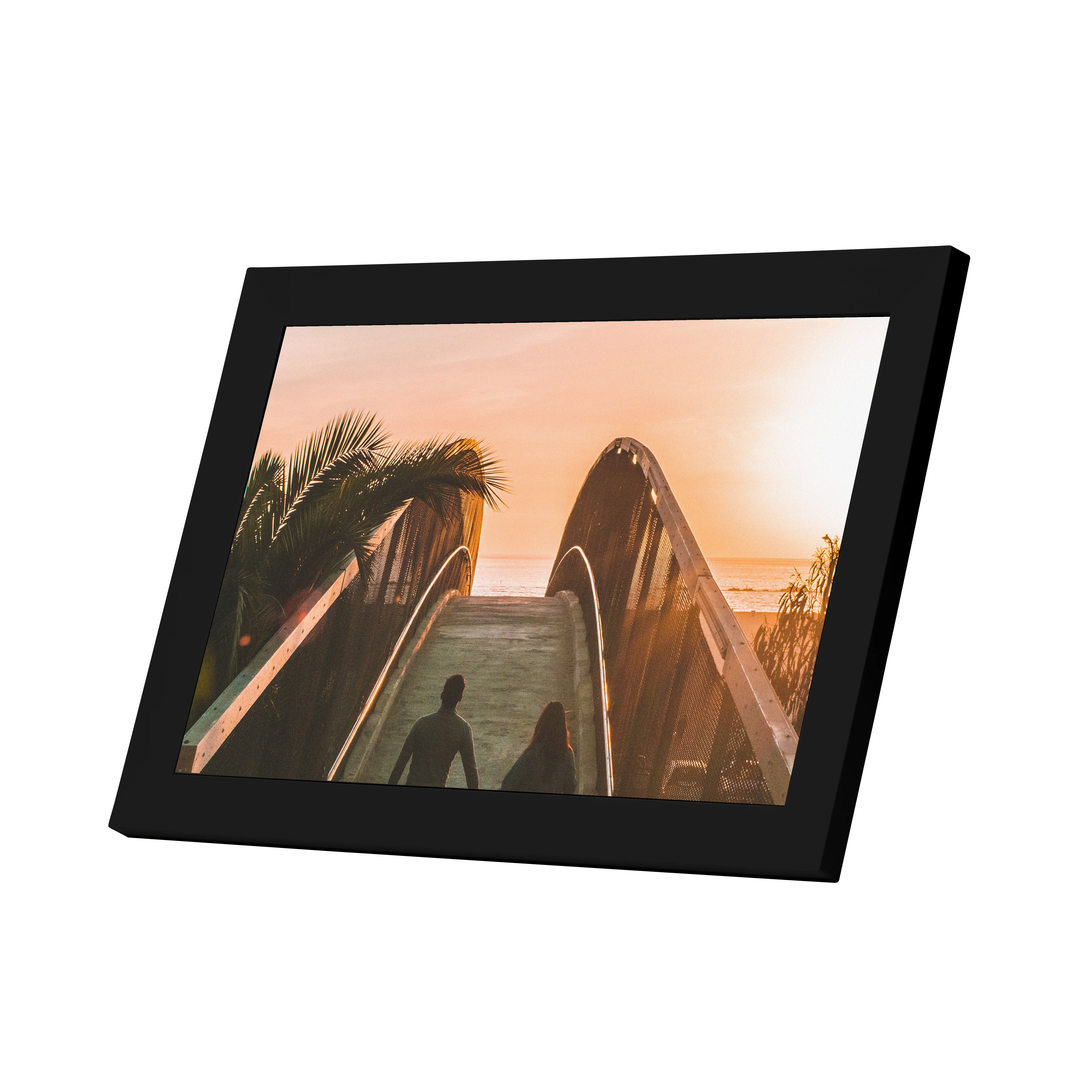 PIXIE – Smart Digital Photo Frame – Black – 10,1" LCD touchskærm – Gratis frakt v:3608945