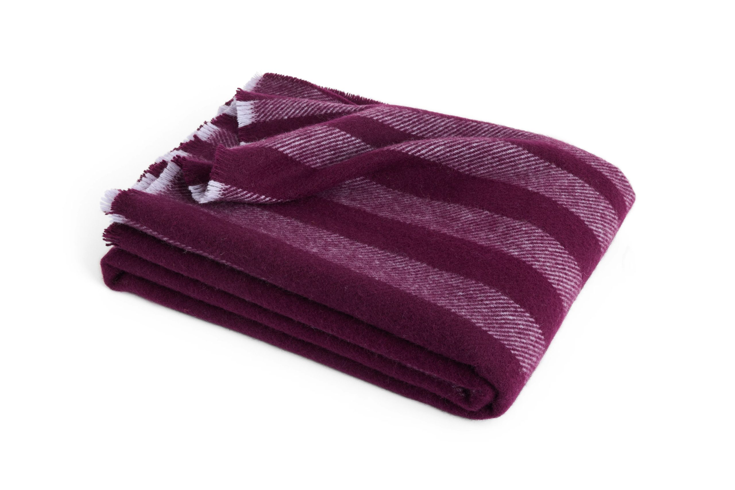 HAY – Duo Pledd 130×180 cm (Plommefarget) – Plum – 130.0 – 180.0 – Gratis frakt v:9451933