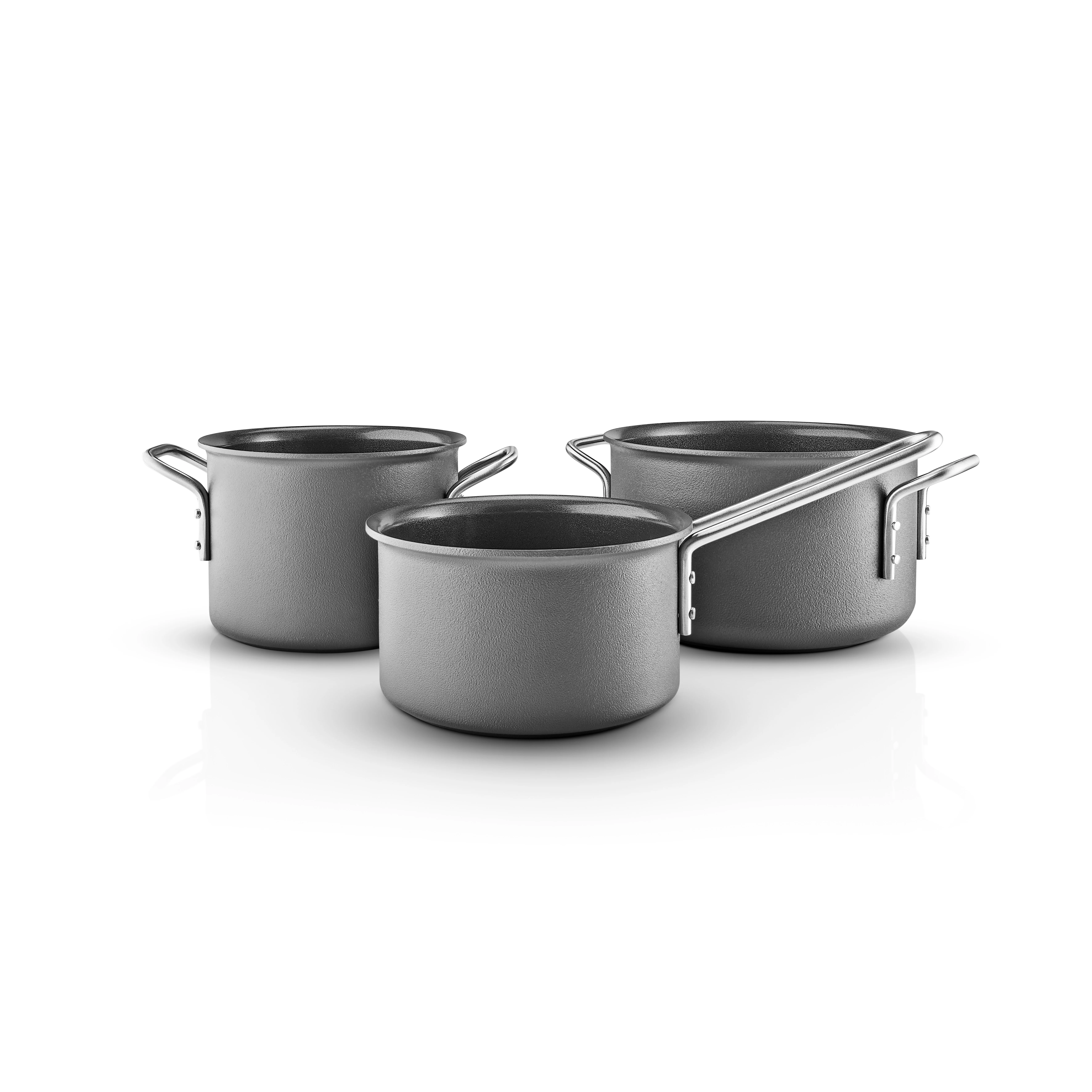 Eva Trio – Grey Line Grytesett – Grå – 1,8 L – 2,5 L – 3,8 L – Gratis frakt v:4591529