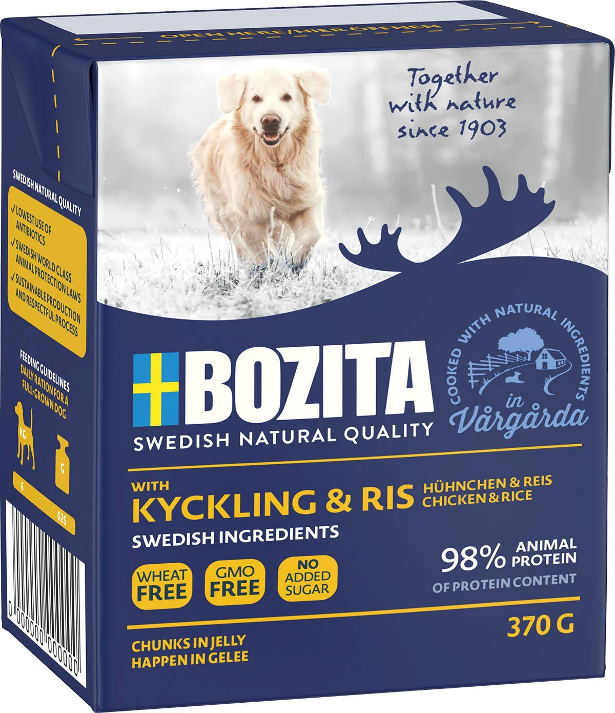 Bozita – Naturals Chicken & Rice – 370g v:1065717 Bozita – Naturals Chicken & Rice – 370g v:1065717