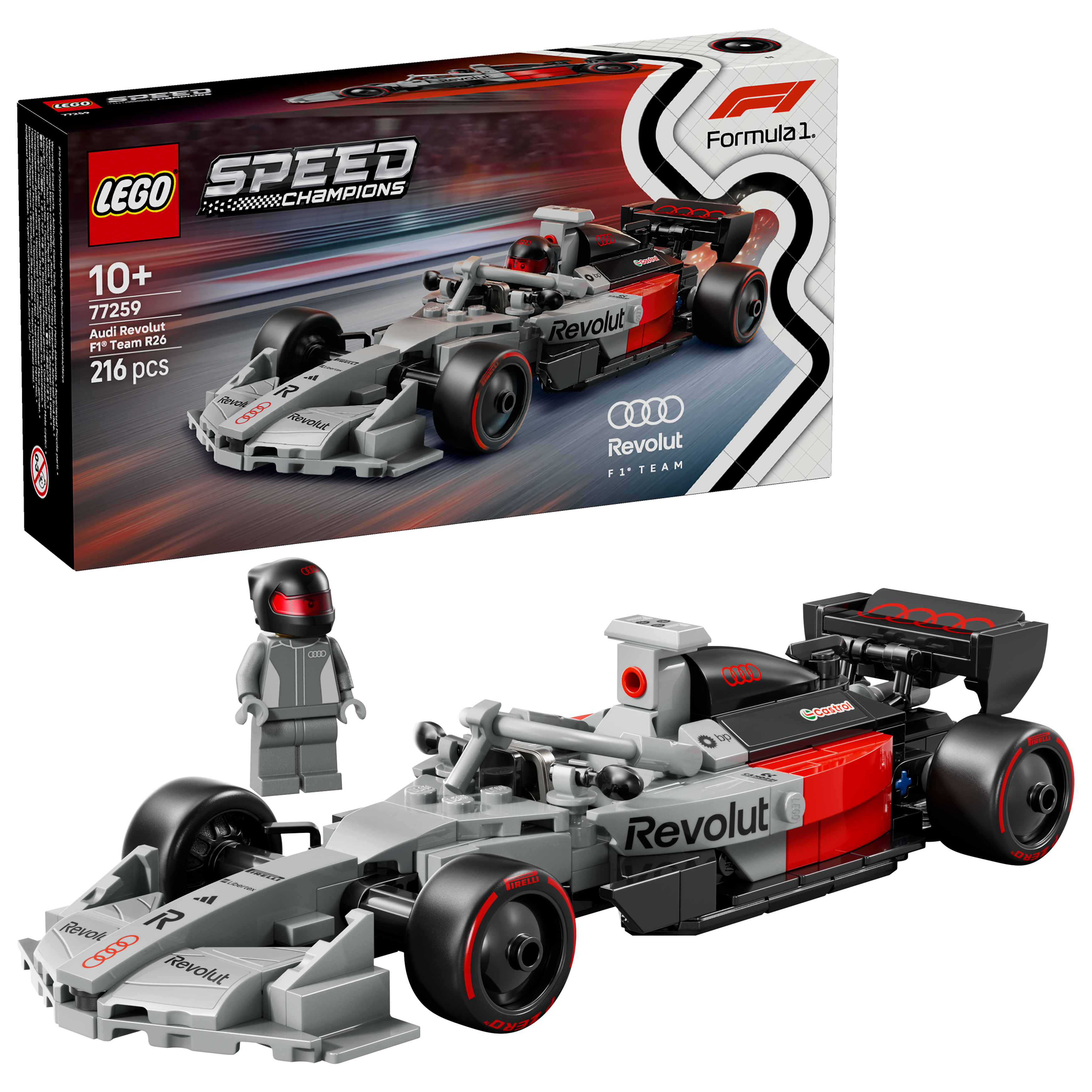 Audi Revolut F1® Team R26 racerbil v:8596996