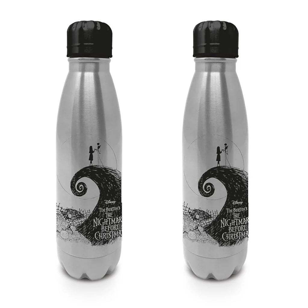 NIGHTMARE BEFORE CHRISTMAS (SILHOUETTE) METAL DRINKS BOTTLE v:9122665 NIGHTMARE BEFORE CHRISTMAS (SILHOUETTE) METAL DRINKS BOTTLE v:9122665