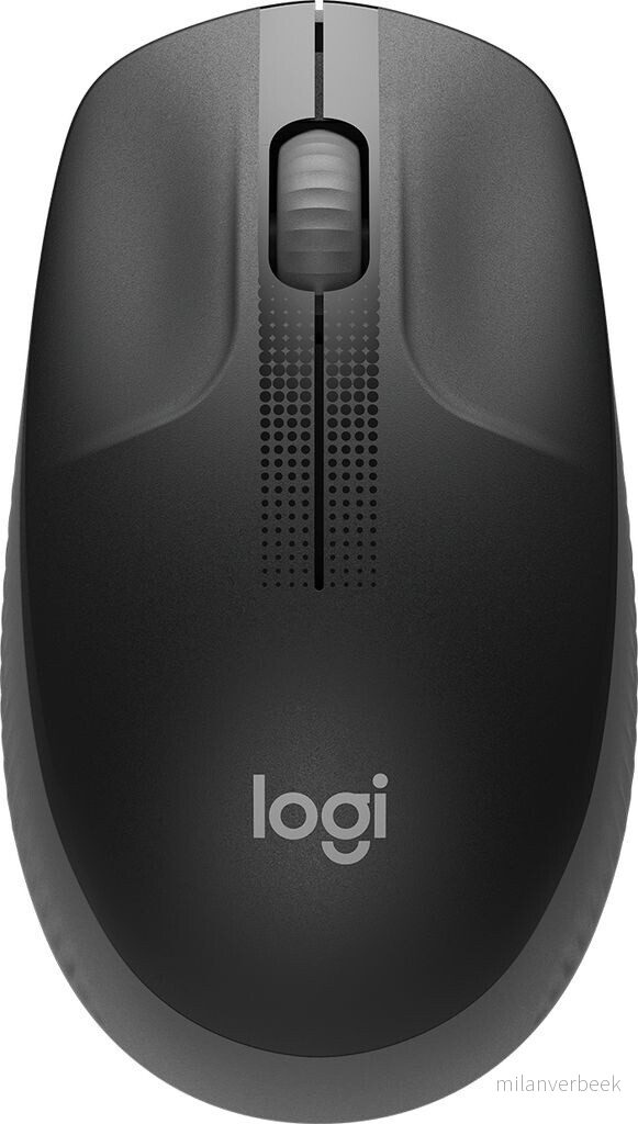 Logitech - M190 Full-size Wireless Mouse - Charcoal v:1905087