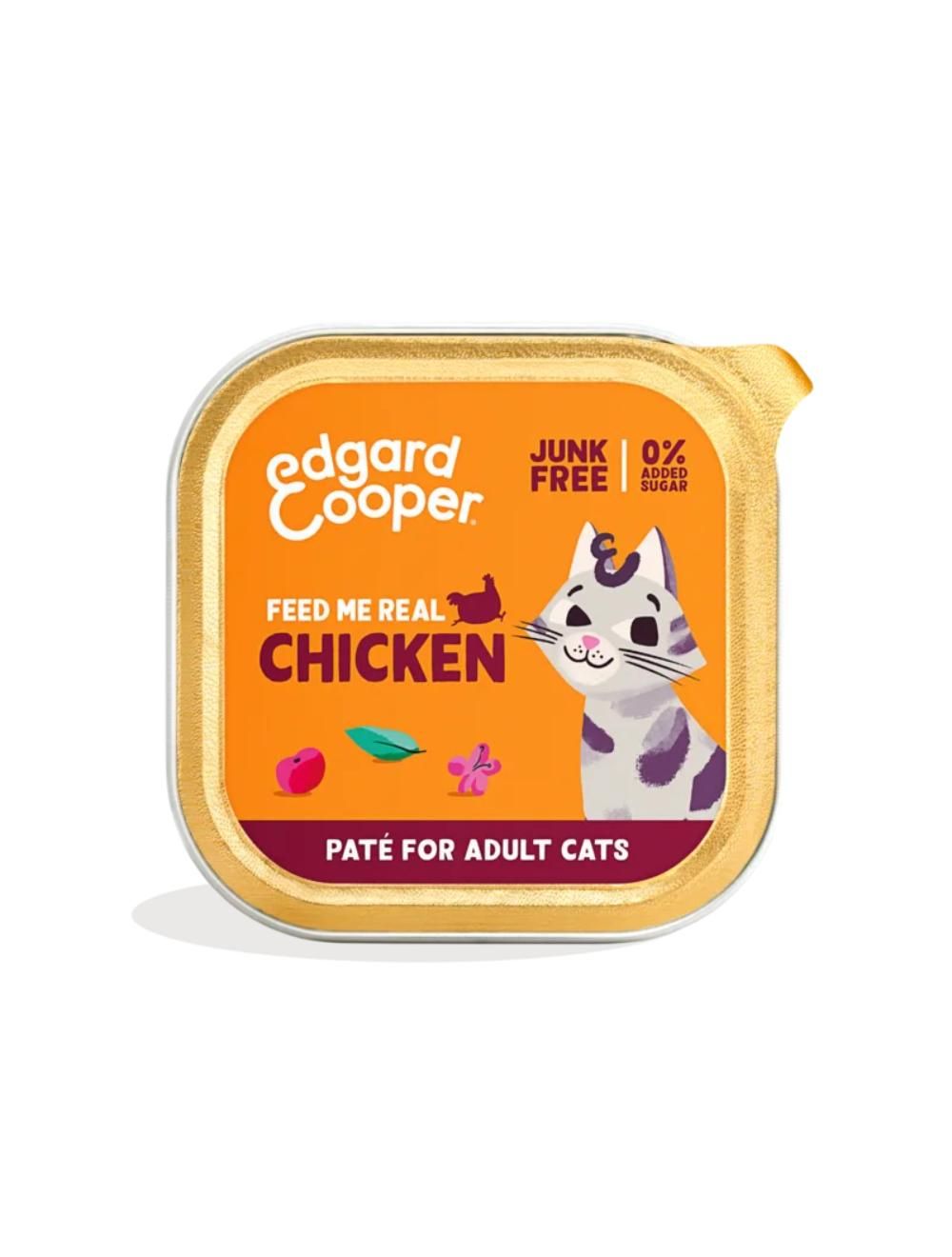 Edgard Cooper – Cat Adult Vetfood Paté Chicken – 85g v:5920549 Edgard Cooper – Cat Adult Vetfood Paté Chicken – 85g v:5920549