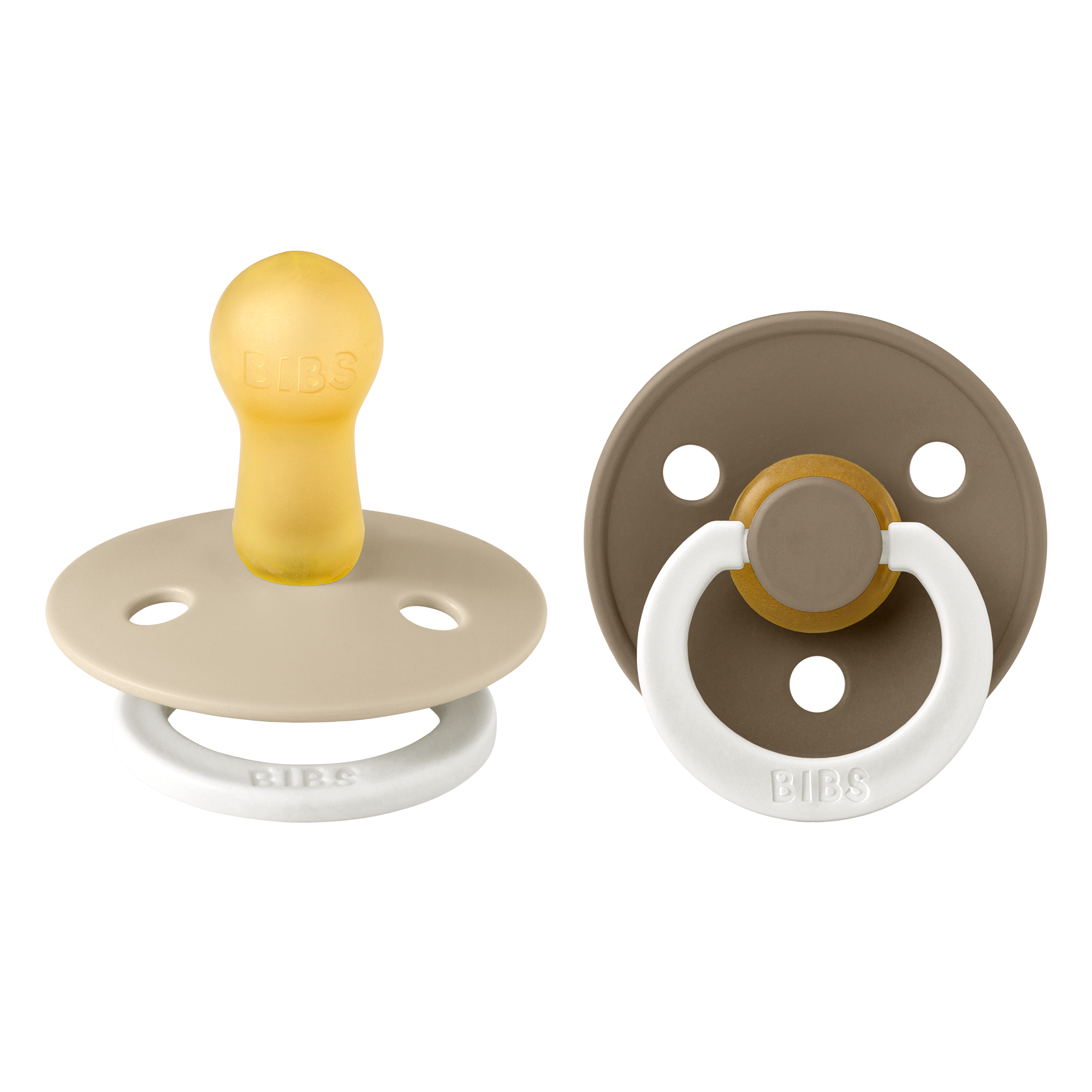 BIBS – Pacifier Colour 2 PACK – Vanilla GLOW/Dark Oak GLOW – Size 2 v:4445851 BIBS – Pacifier Colour 2 PACK – Vanilla GLOW/Dark Oak GLOW – Size 2 v:4445851