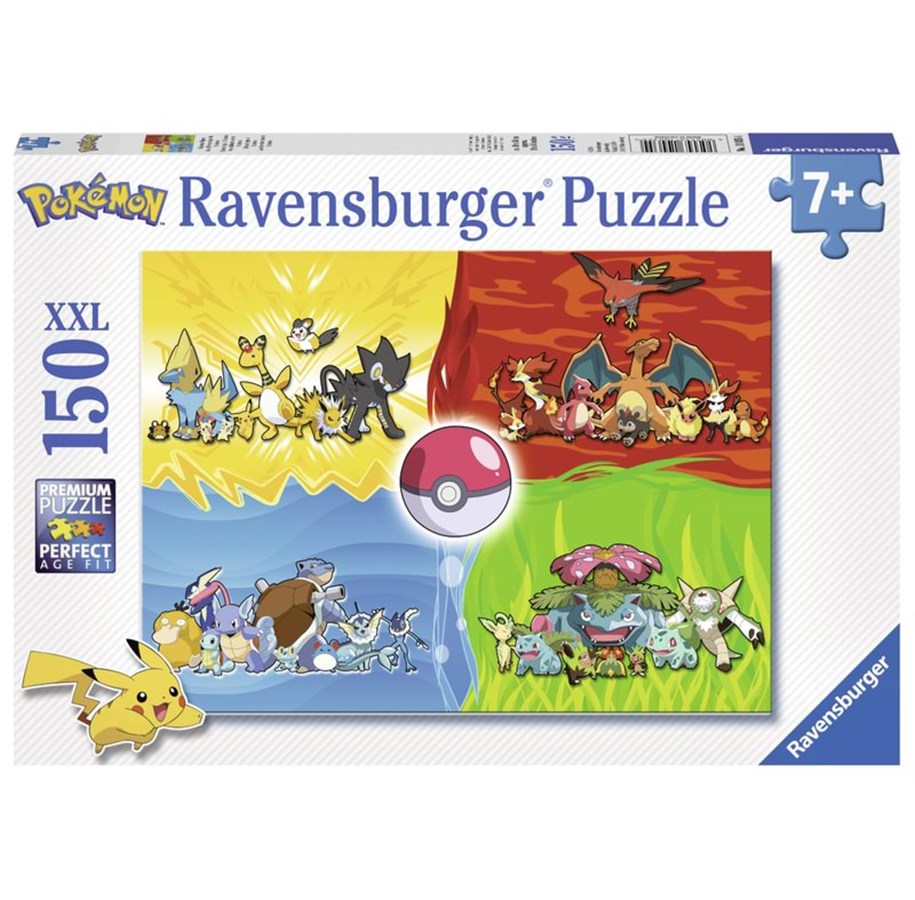 Pokémon Puzzle - Pokemon Types (150 XXL Pieces) (10110035) v:7932688
