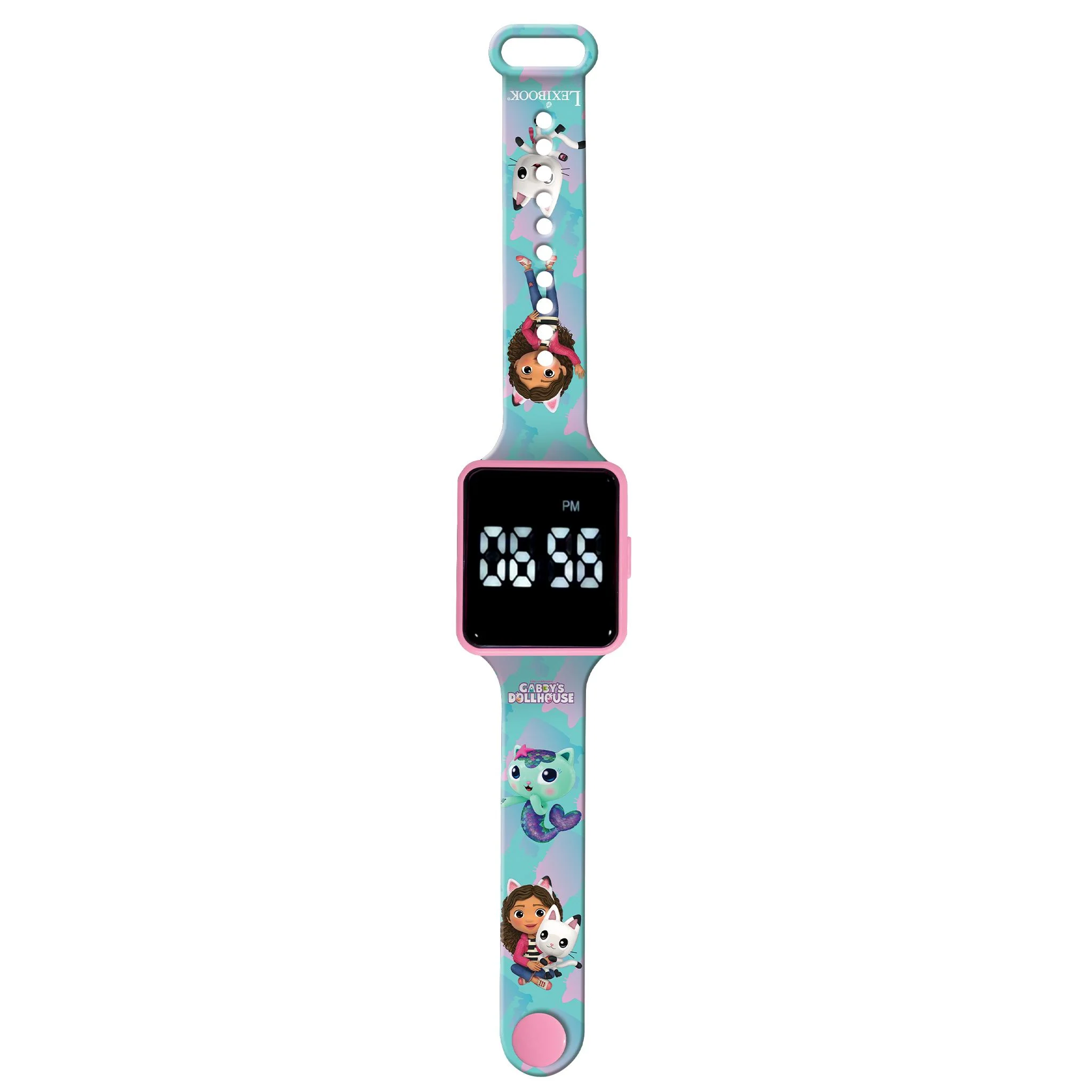 Lexibook – Gabby's Dollhouse LED Digital Watch (DMW060GDH) v:7286678