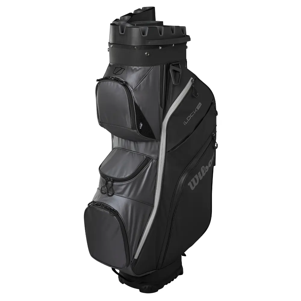 Wilson – I-Lock 4 Dry Golf Cart Bag – Black/Grey – Gratis frakt v:4109700 Wilson – I-Lock 4 Dry Golf Cart Bag – Black/Grey – Gratis frakt v:4109700