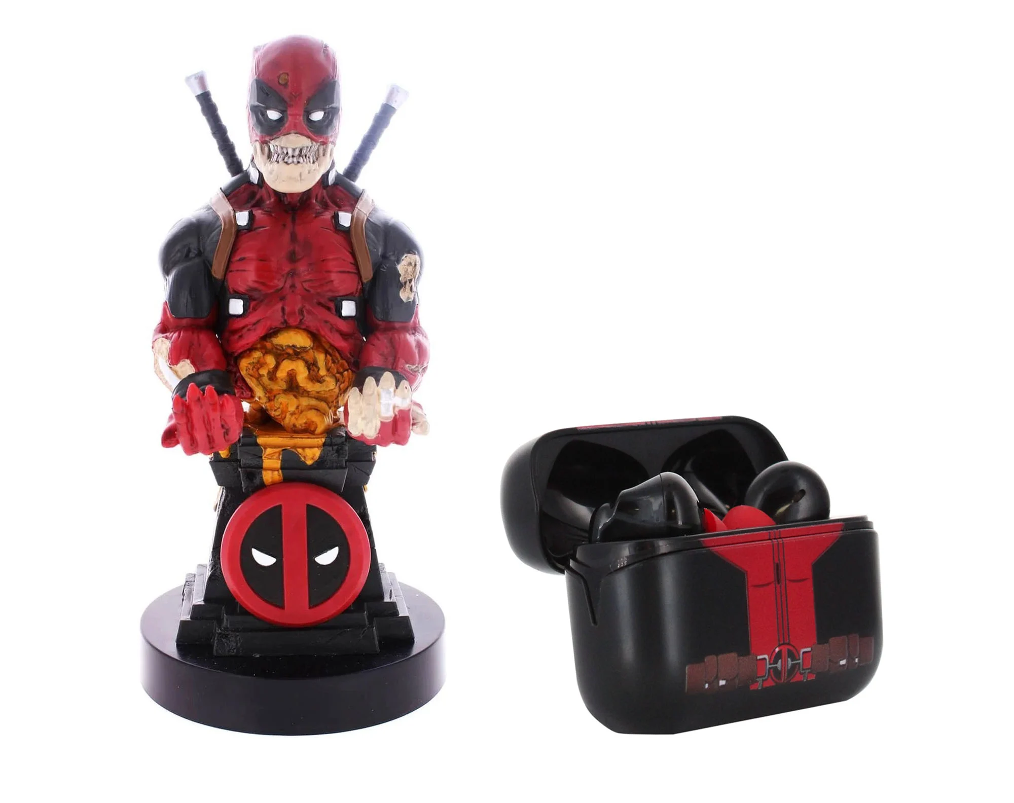 Cable Guys Deadpool Zombie + TWS Buds - Deadpool I Pakke - Gratis frakt v:5745725