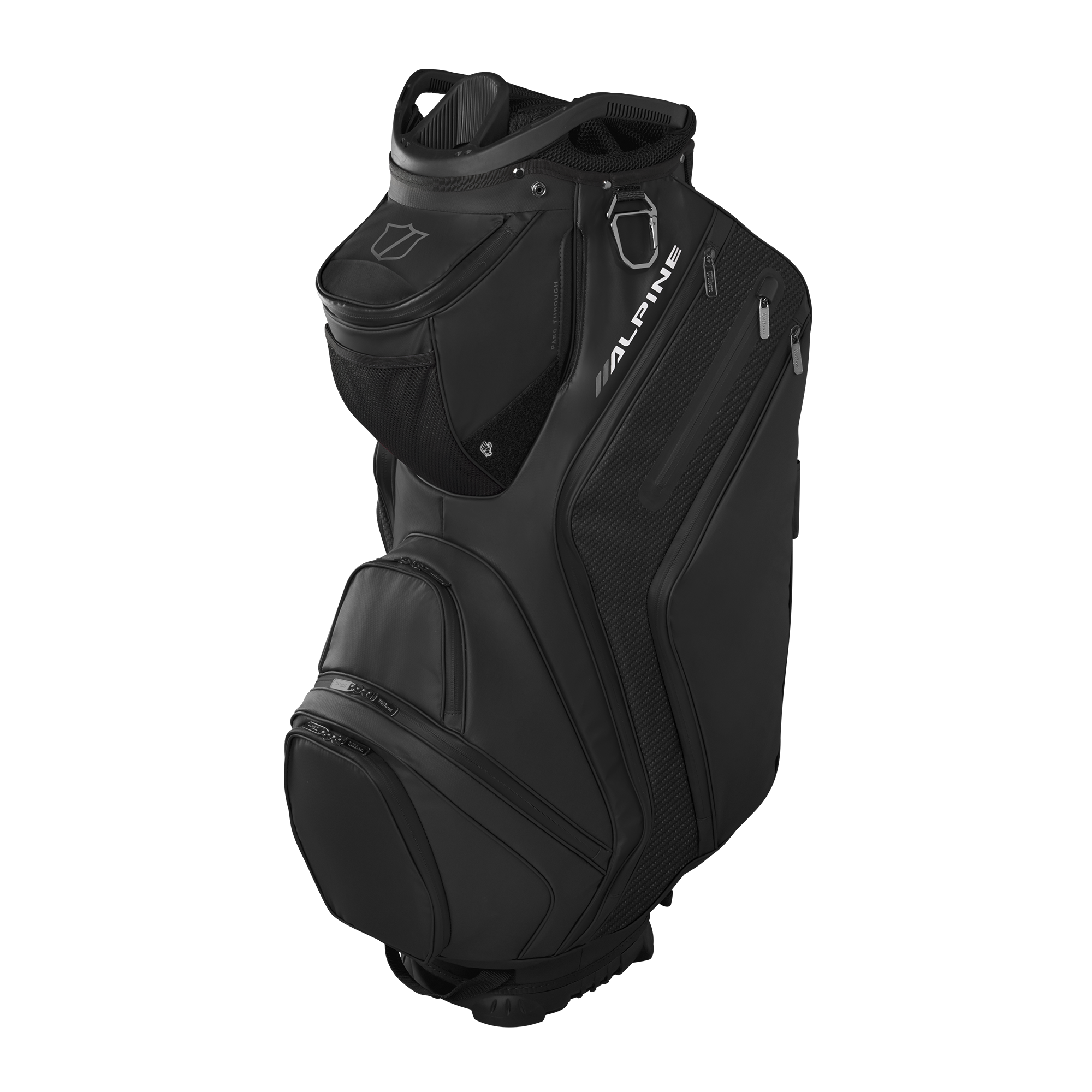 Wilson – Alpine Cart Bag Svart – Romslig og funksjonell golfbag til golftralle – Gratis frakt v:7552023 Wilson – Alpine Cart Bag Svart – Romslig og funksjonell golfbag til golftralle – Gratis frakt v:7552023