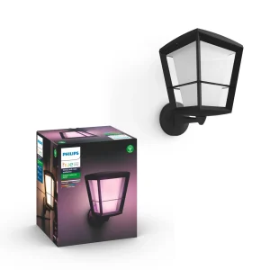 Philips Hue – Econic Oppover Vendt Vegglykt Utendørs – White & Color Ambiance – Gratis frakt v:1580729
