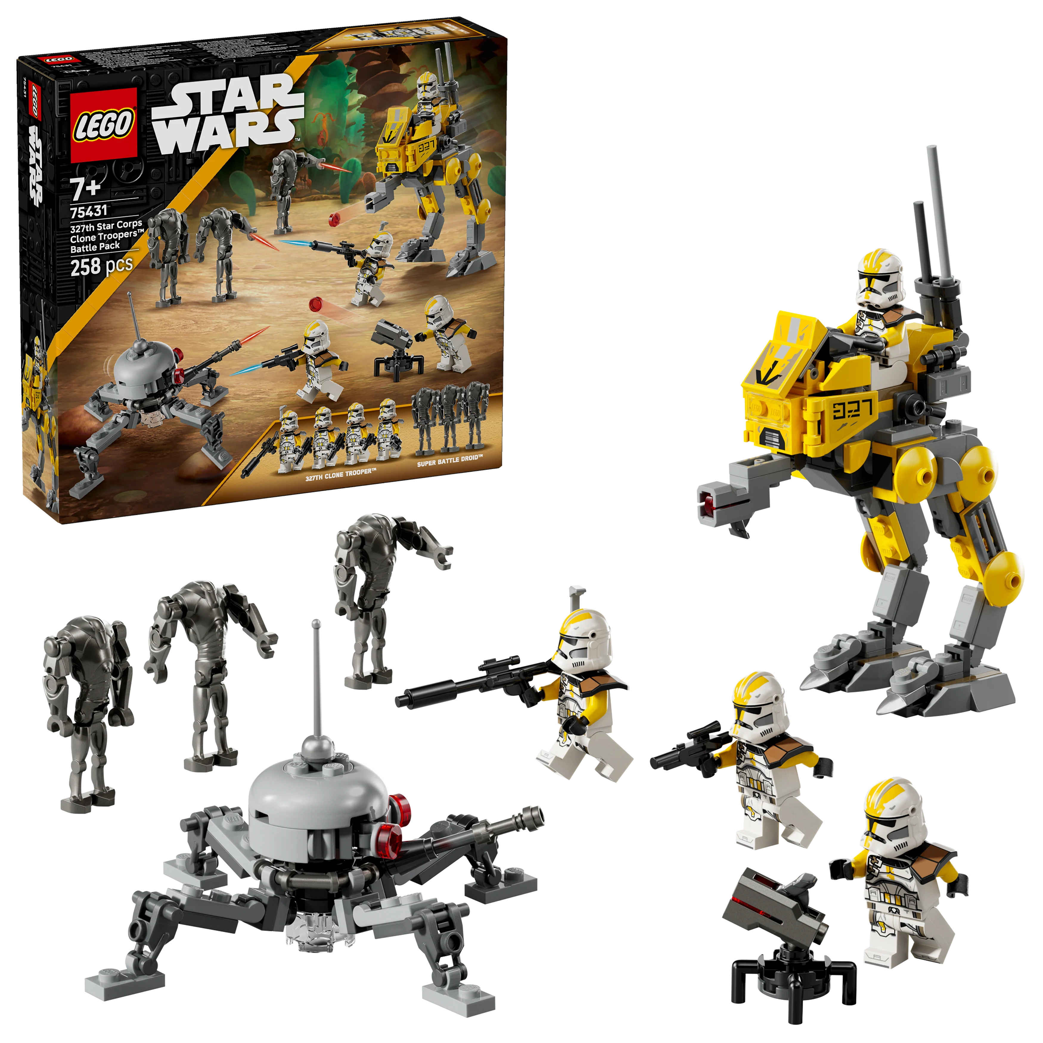 LEGO - Star Wars TM - Stridspakke med klonesoldater fra 327. stjernekorps (75431) v:2653543