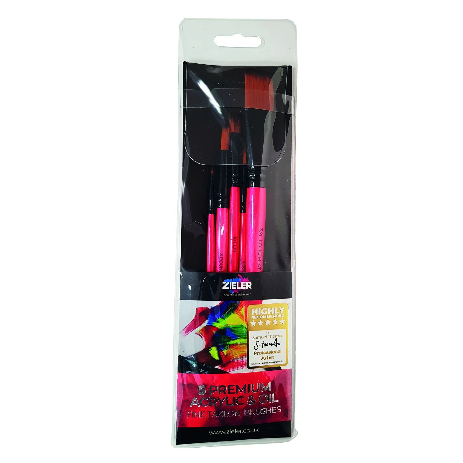 Zieler - Brushes - 5 PCS - Acrylic & Oil (609299268) v:1547418
