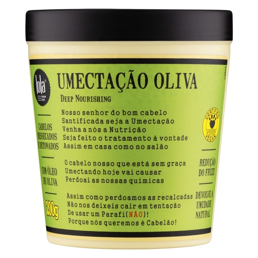 LOLA from RIO - UMECTAÇÃO Olive Mask 200g v:5032419