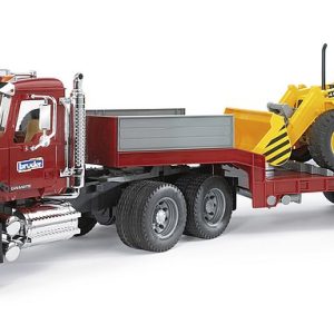 Bruder – Brother MACK granite truck with low-loader and JCB 4CX backhoe loader (02813) – Gratis frakt v:2411412 Bruder – Brother MACK granite truck with low-loader and JCB 4CX backhoe loader (02813) – Gratis frakt v:2411412
