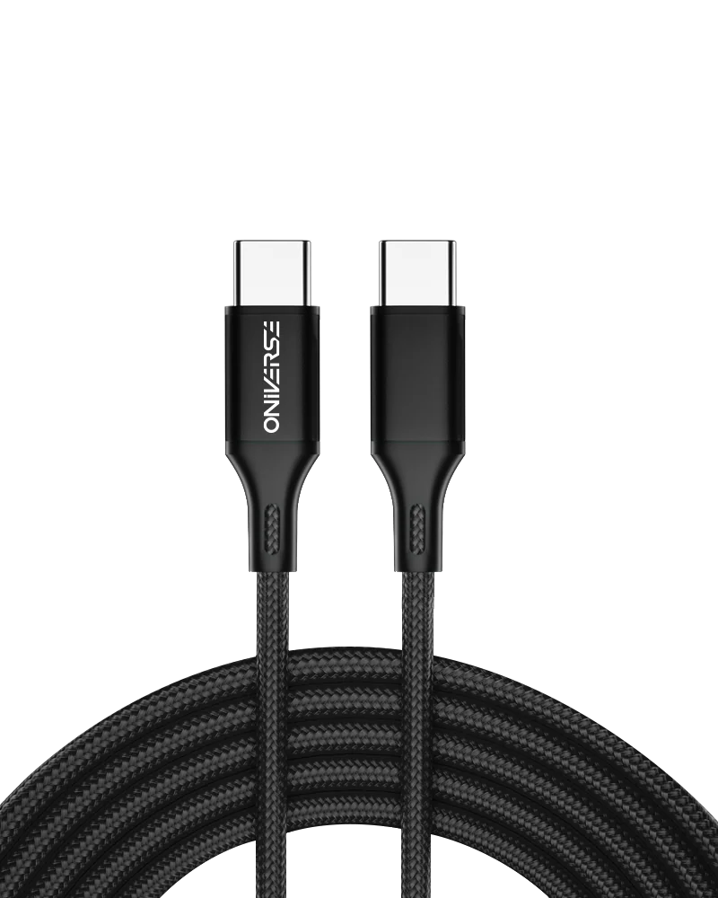 Oniverse Usb-C To Usb-C Charging Cable, 3 M - Black v:7233381