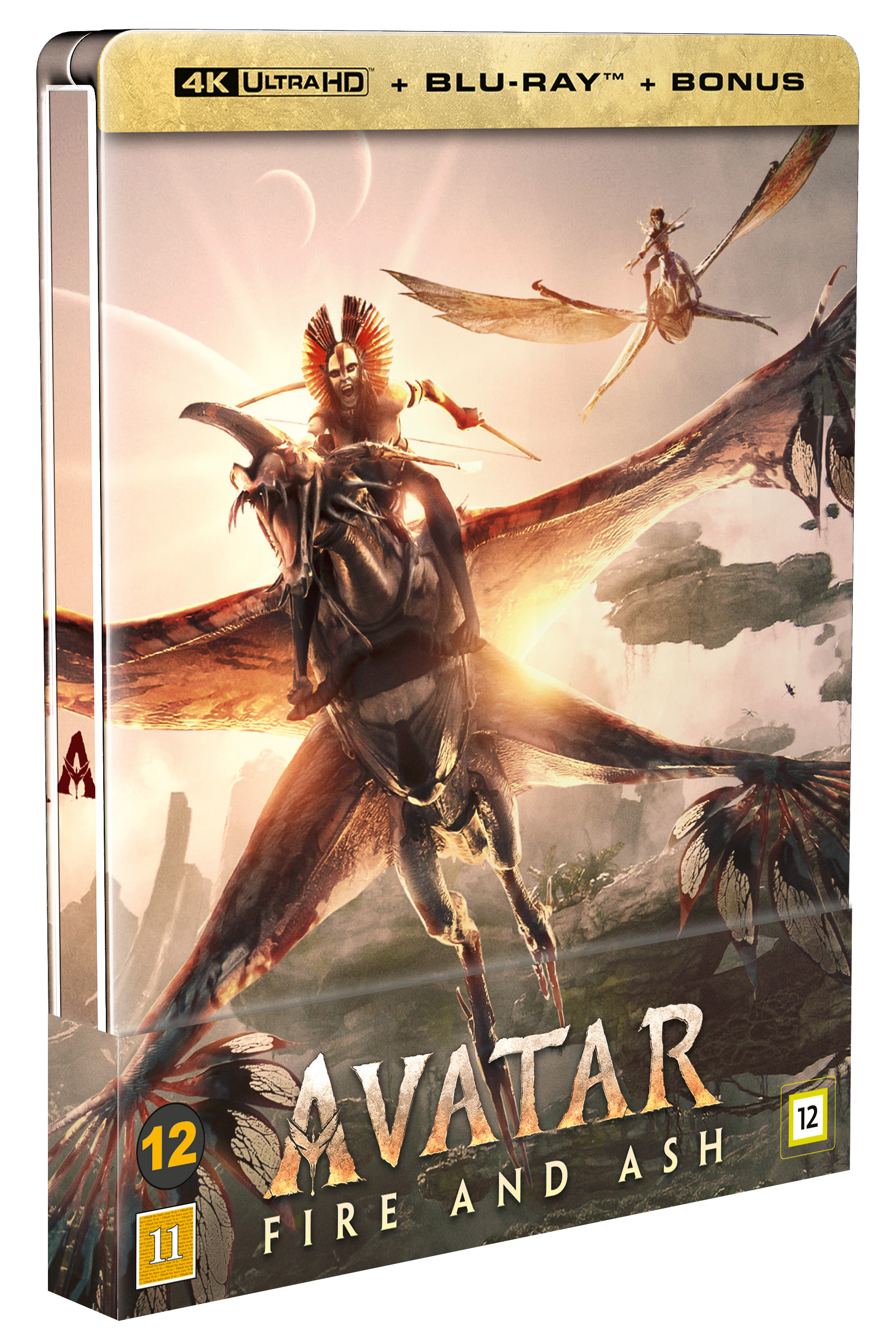 Avatar: Fire And Ash LIMITED EDITION Steelbook 3-disc (4K UHD + BD + BD bonus) - 4K Blu-Ray - Special Edition v:1412495