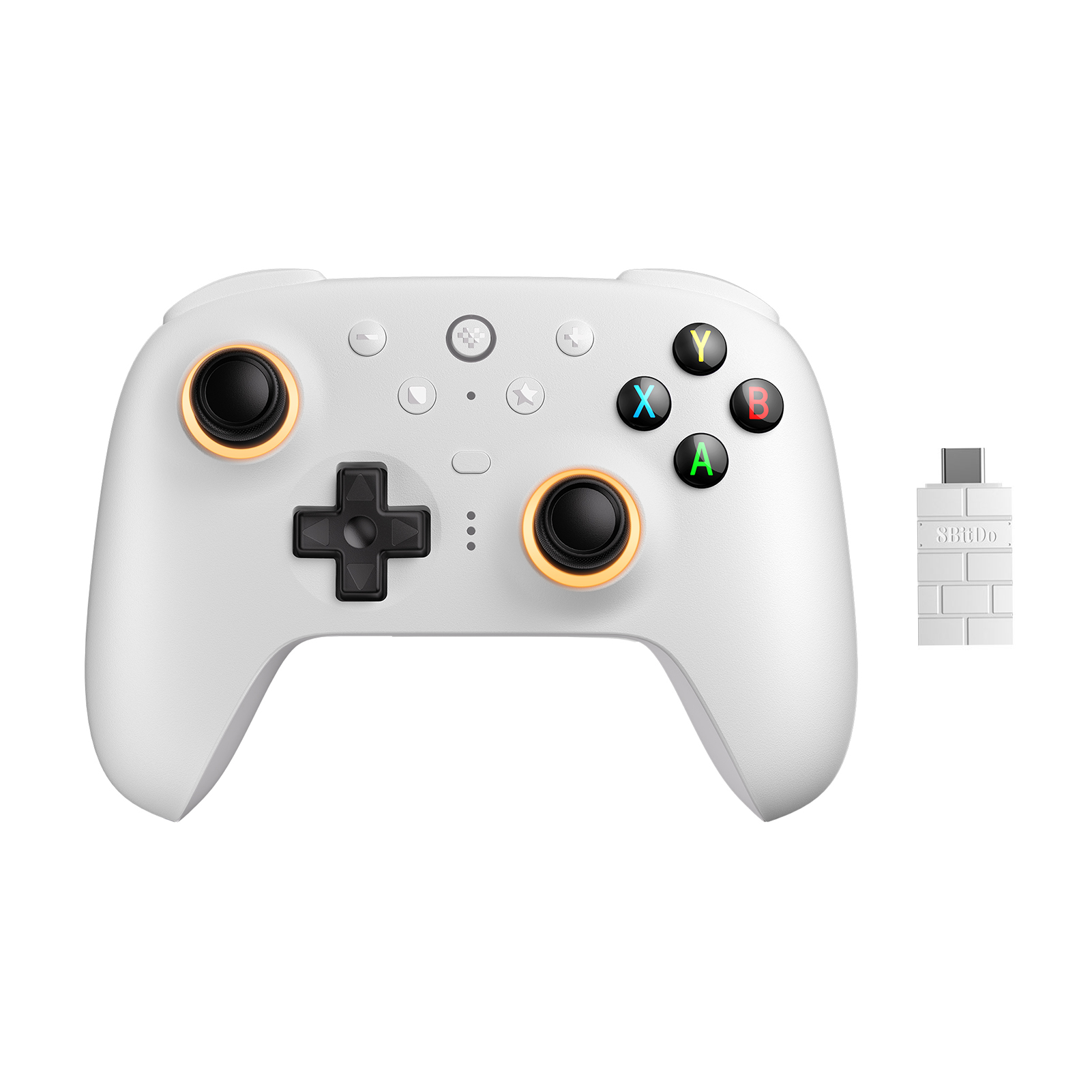 8BitDo Ultimate 2 Wireless controller 2.4G – PC – White – Nordisk – Wireless – Gratis frakt v:8163636 8BitDo Ultimate 2 Wireless controller 2.4G – PC – White – Nordisk – Wireless – Gratis frakt v:8163636