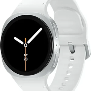 Samsung – Galaxy Watch8 (Bluetooth, 40 mm) – Silver / White band – Gratis frakt v:8853016 Samsung – Galaxy Watch8 (Bluetooth, 40 mm) – Silver / White band – Gratis frakt v:8853016